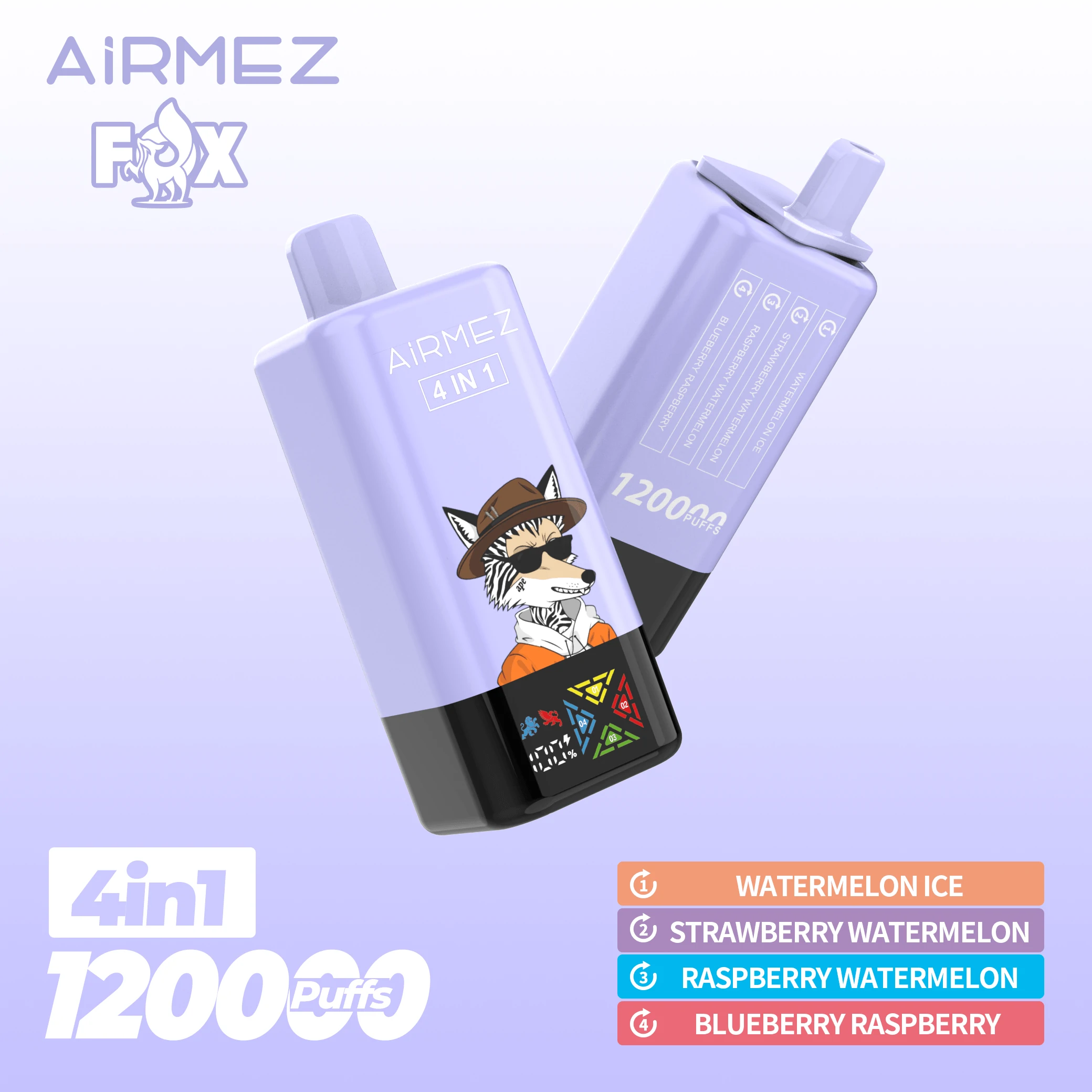 Airmez Fox 120000パフ 4-in-1 使い捨て電子タバコ - image 6