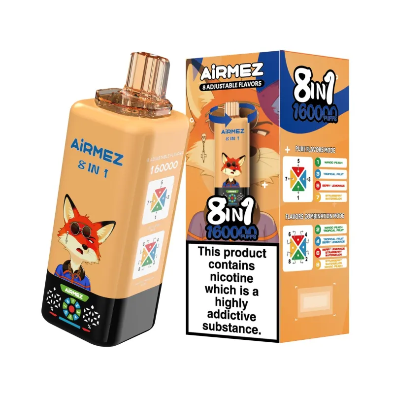 Airmez 160000パフ 8-in-1 使い捨て電子タバコ - image 10
