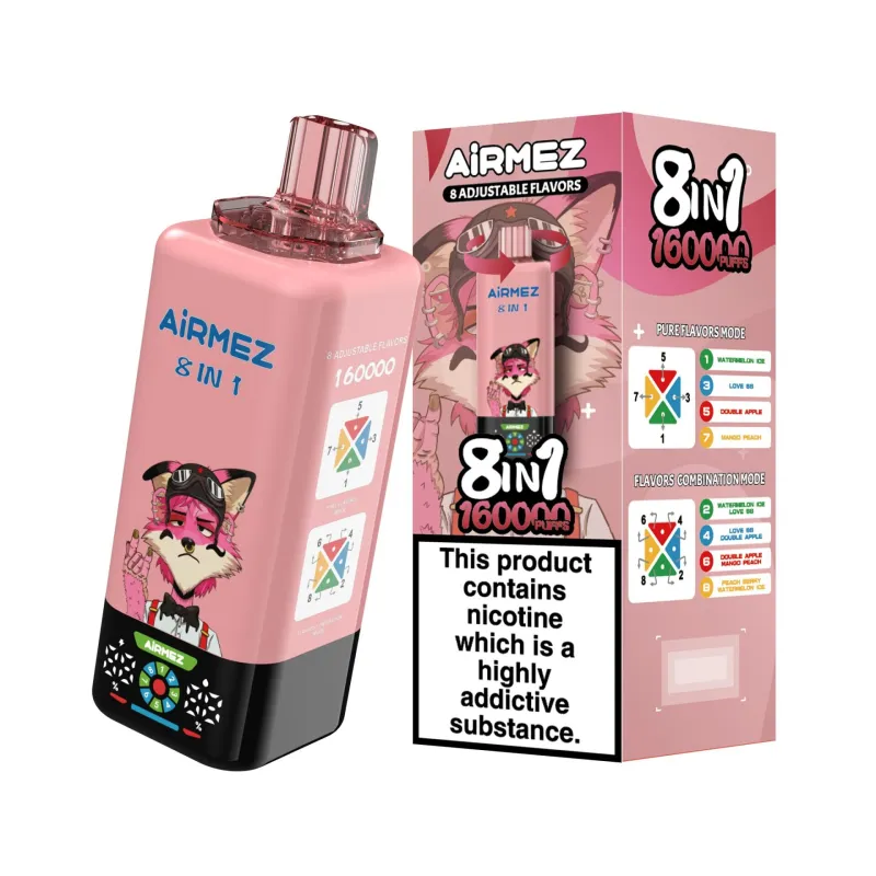 Airmez 160000パフ 8-in-1 使い捨て電子タバコ - image 7