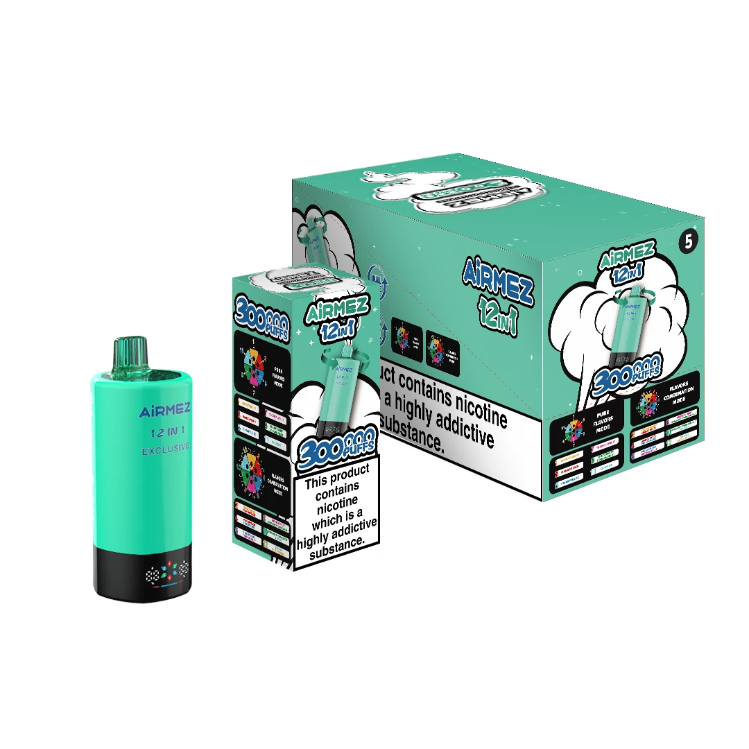 Airmez 300000パフ 12-in-1 使い捨て電子タバコ - image 6
