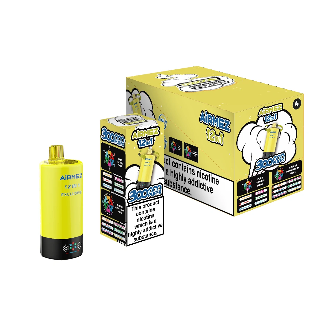 Airmez 300000パフ 12-in-1 使い捨て電子タバコ - image 4