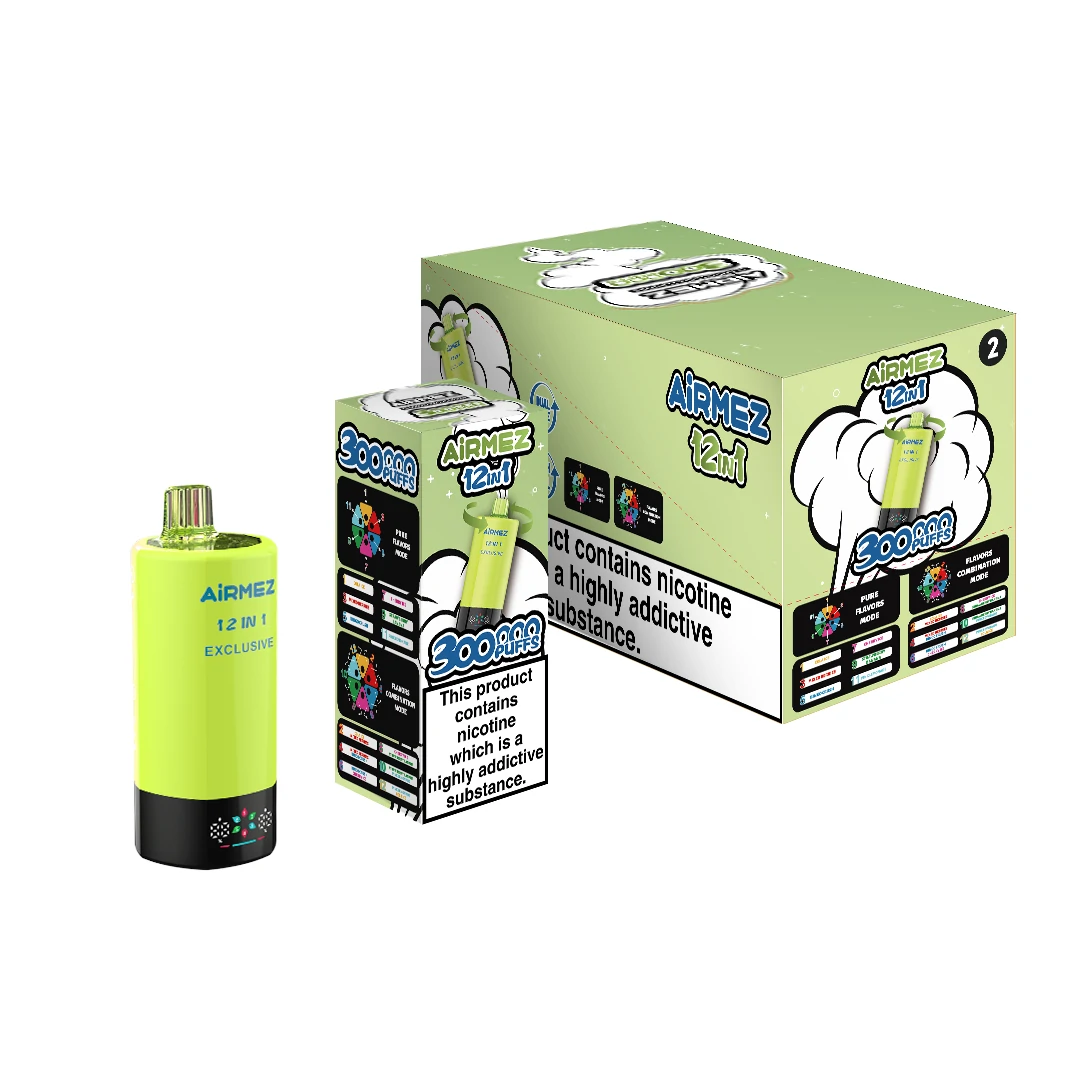 Airmez 300000パフ 12-in-1 使い捨て電子タバコ - image 2