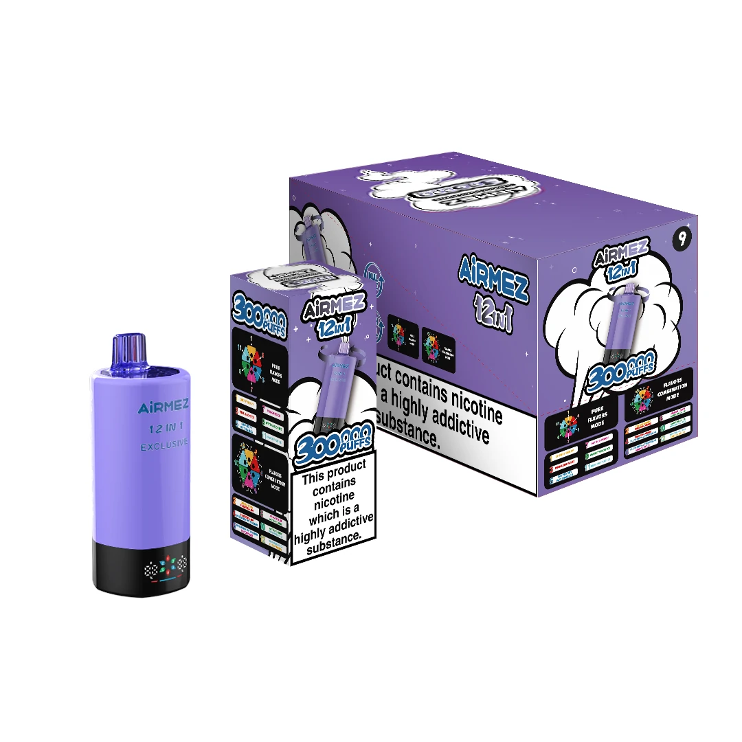 Airmez 300000パフ 12-in-1 使い捨て電子タバコ - image 8