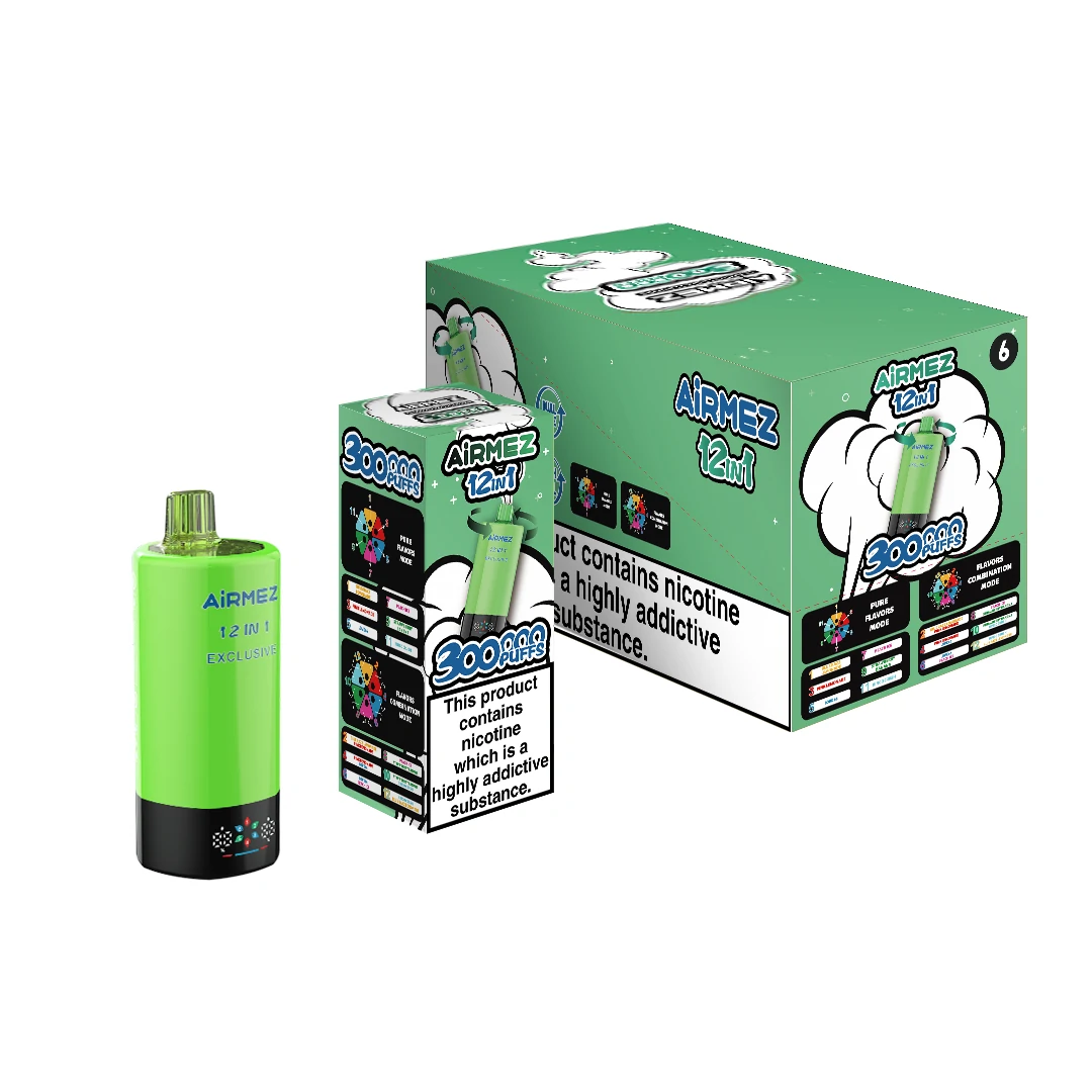 Airmez 300000パフ 12-in-1 使い捨て電子タバコ - image 9