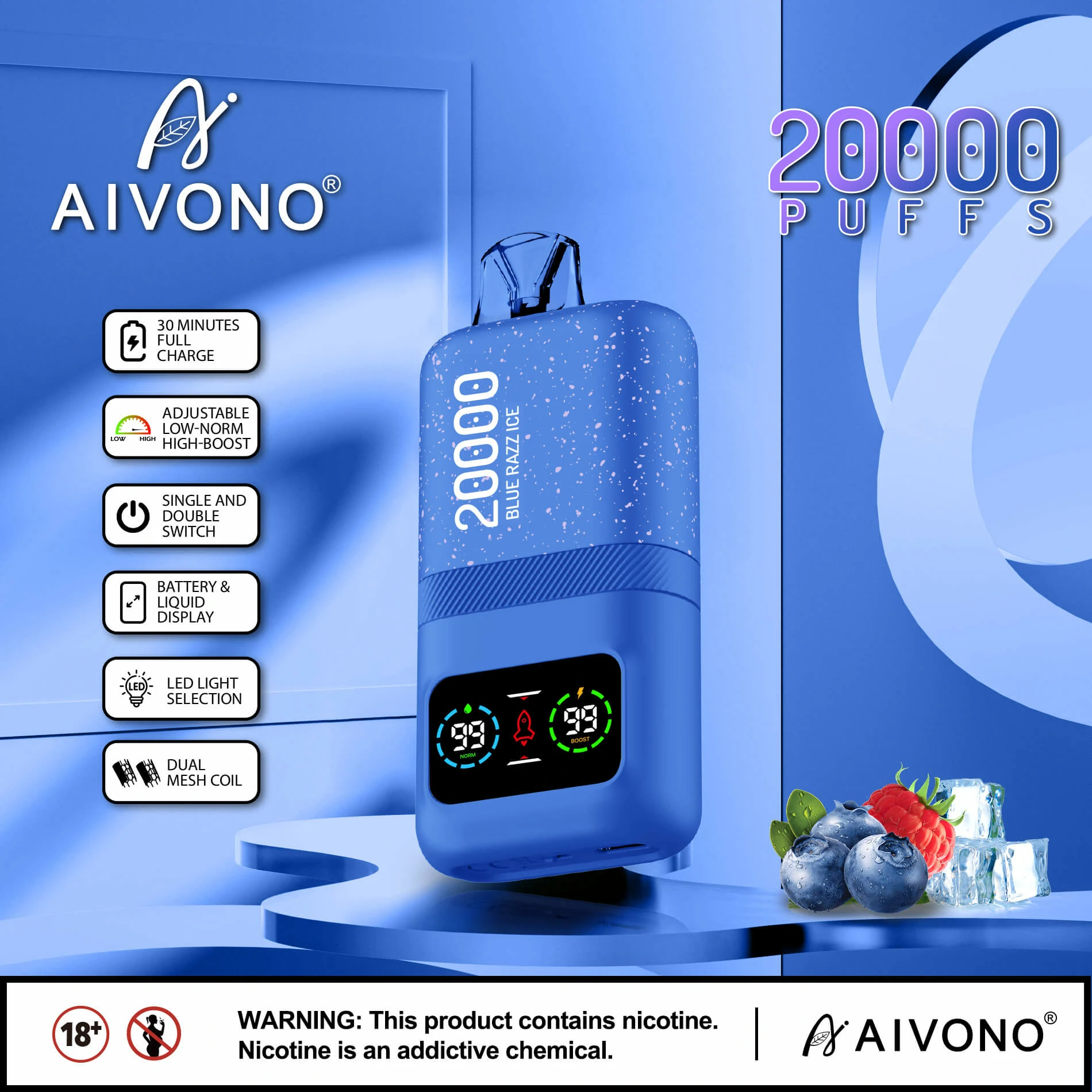 AIVONO AIM MAGIC 20000パフ 使い捨て電子タバコ - image 8
