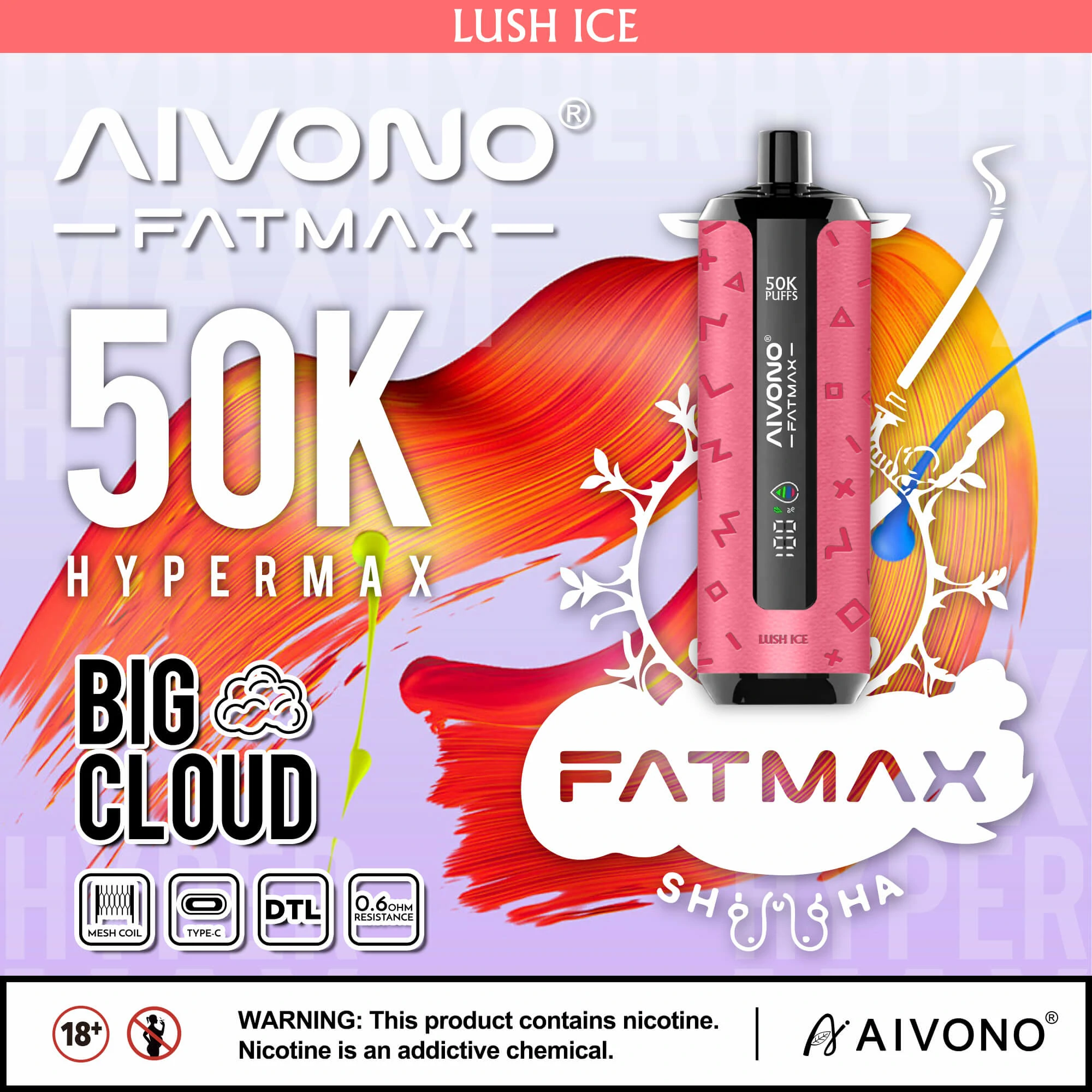 Aivono AIM FATMAX 50000パフ 使い捨て電子タバコ - image 7