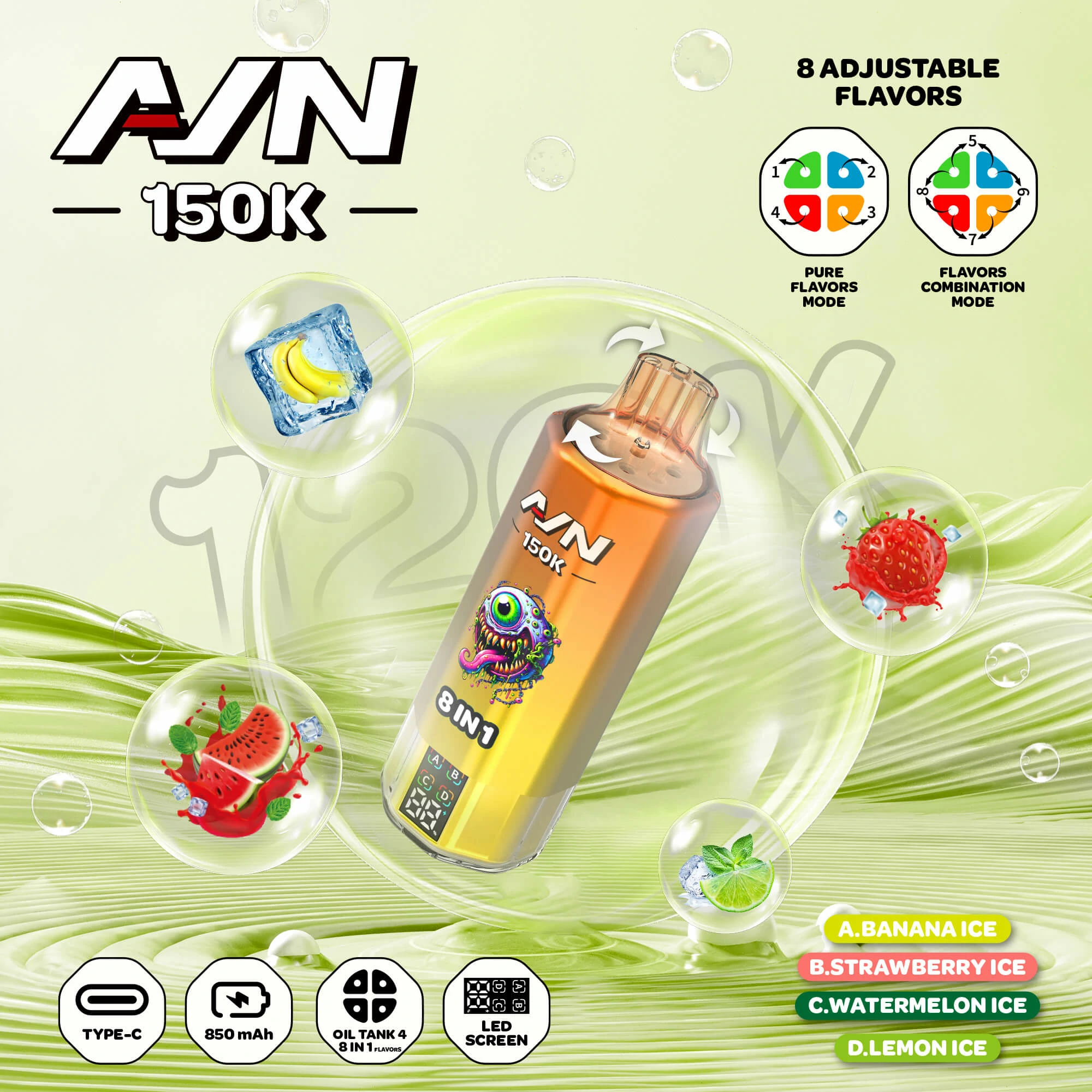 AIVONO AIM AVN 150000パフ 4-in-1 使い捨て電子タバコ - image 7