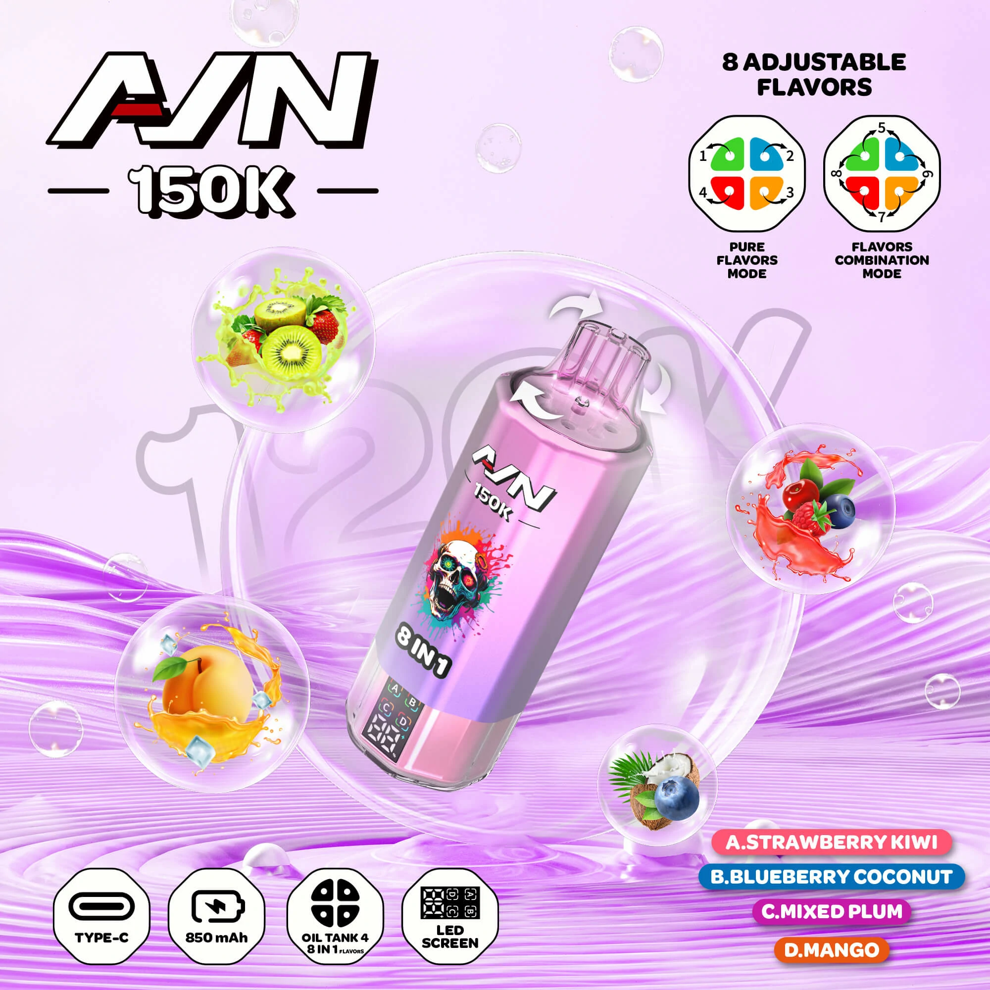 AIVONO AIM AVN 150000パフ 使い捨て電子タバコ - image 8