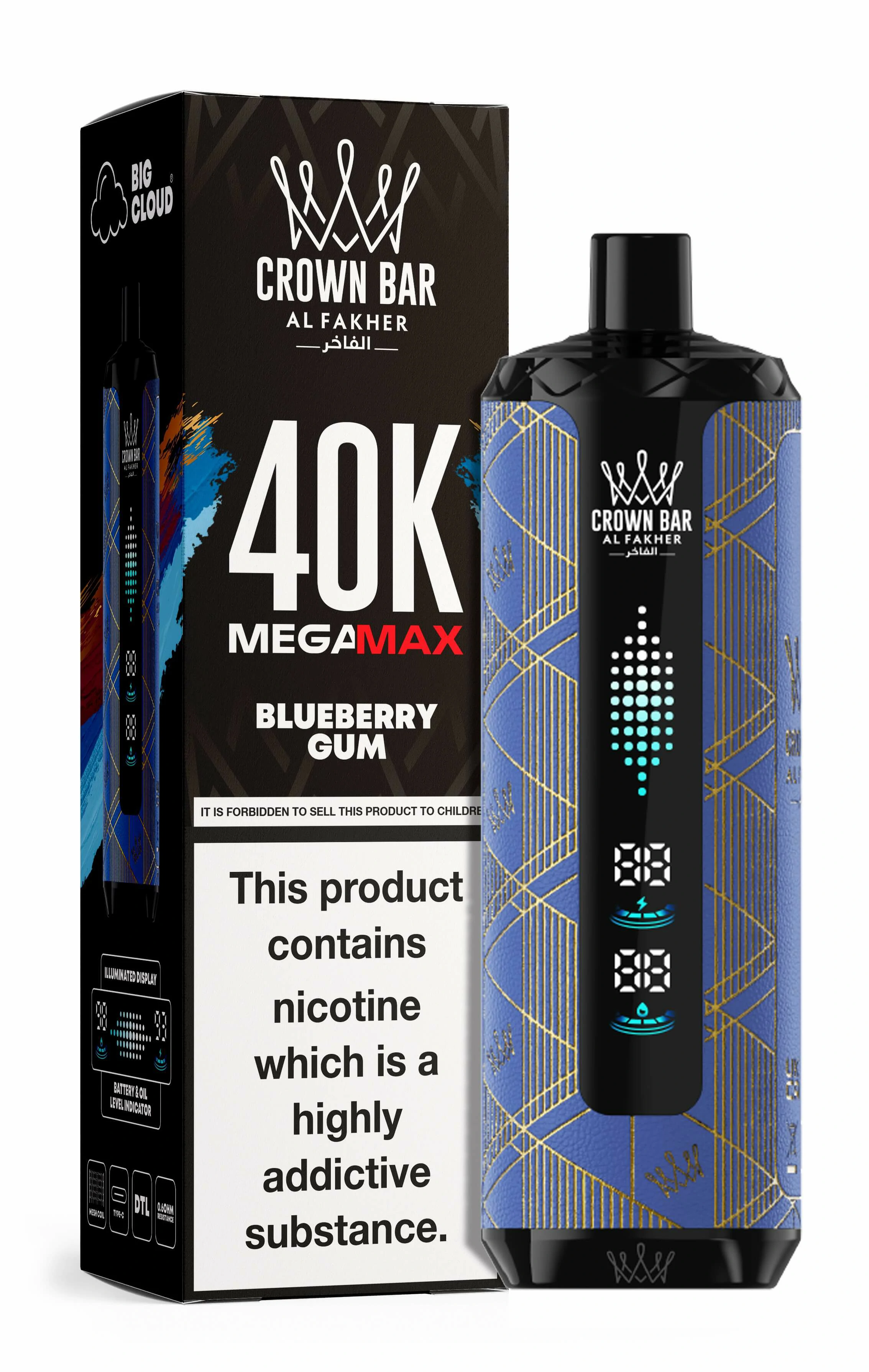 Al Fakher Mega Max 40000パフ 使い捨て電子タバコ - image 10