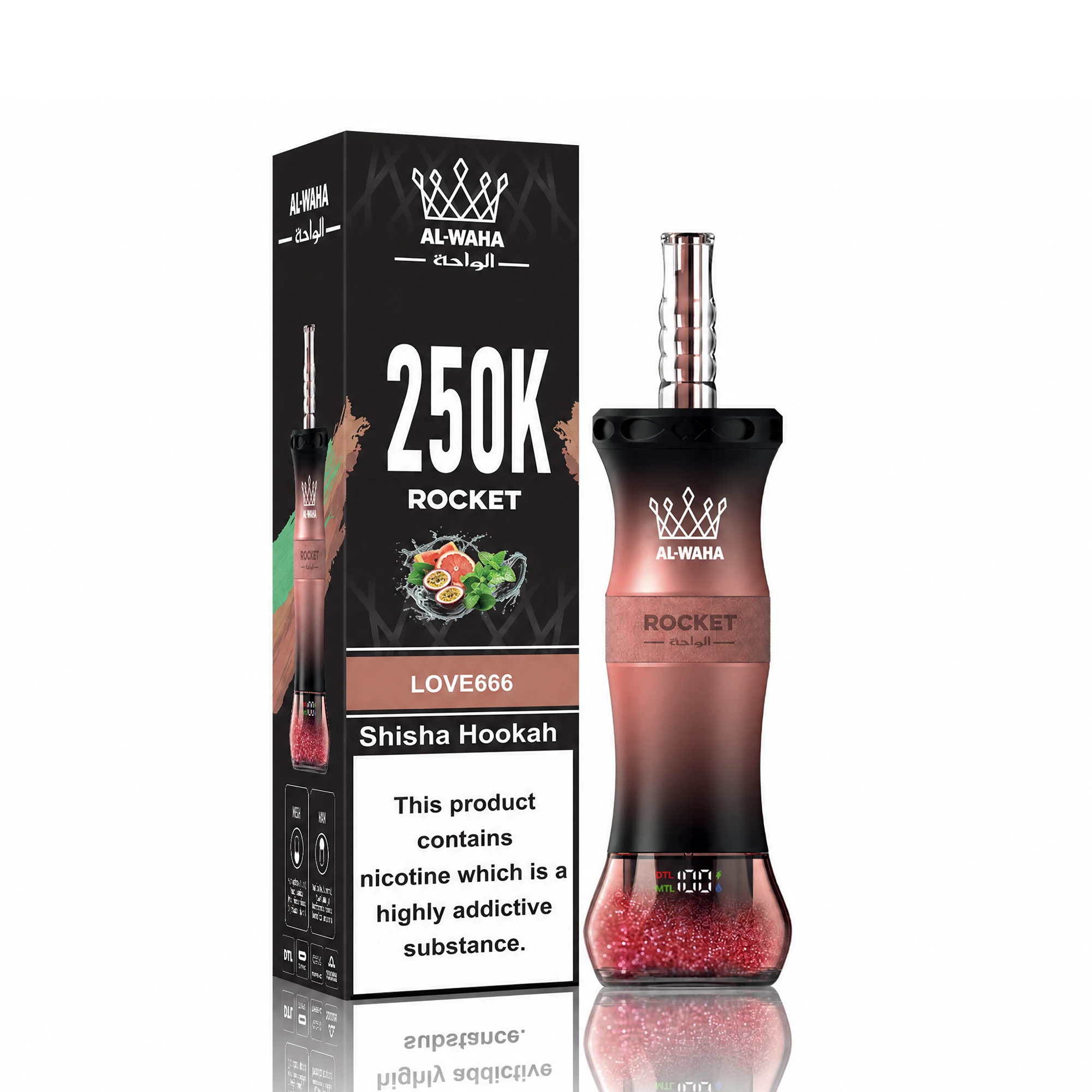 Al WAHA Rocket 250000パフ 使い捨て電子タバコ - image 4