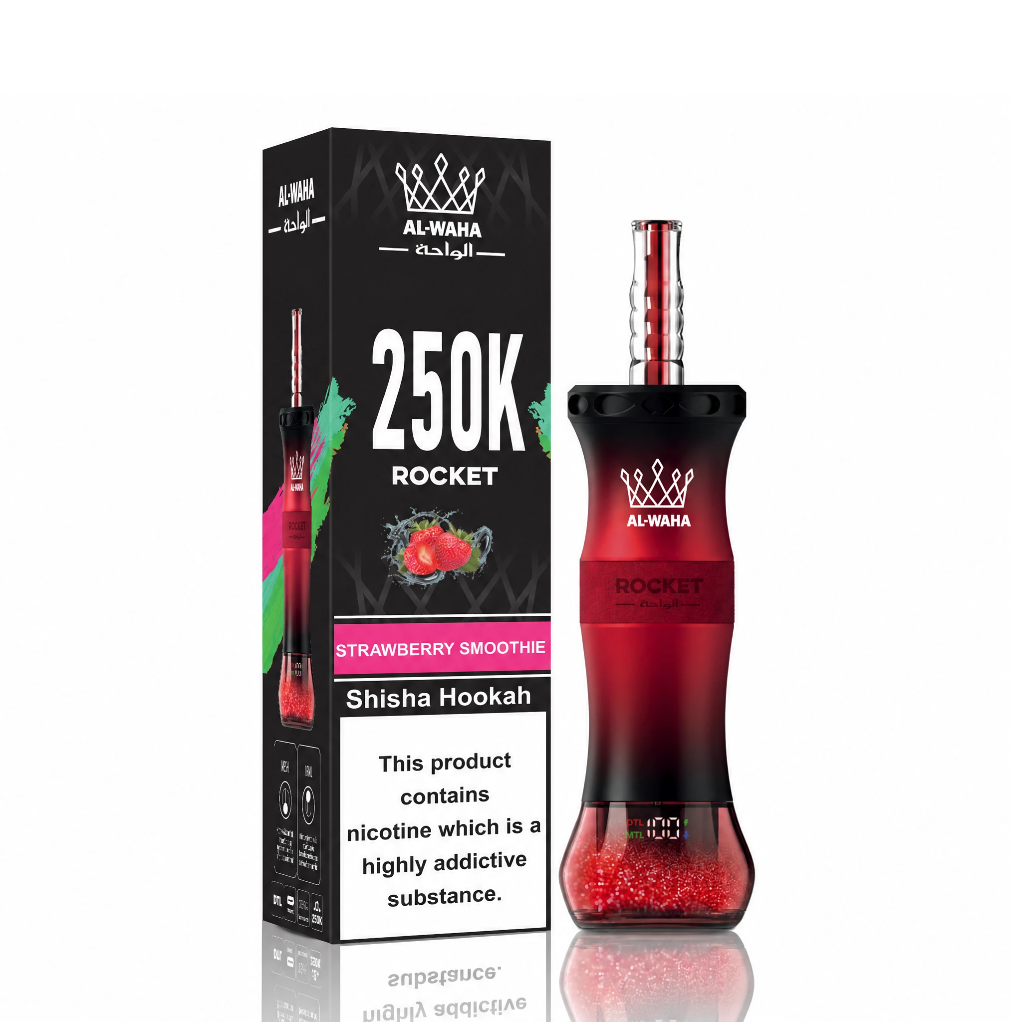 Al WAHA Rocket 250000パフ 使い捨て電子タバコ - image 7