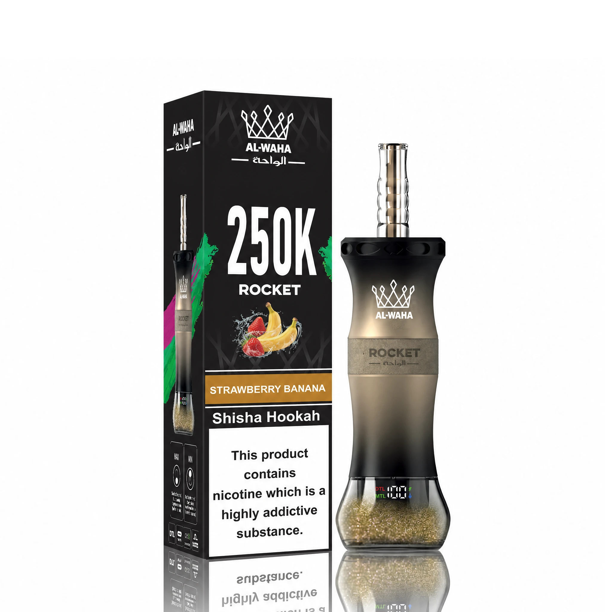 Al WAHA Rocket 250000パフ 使い捨て電子タバコ - image 5
