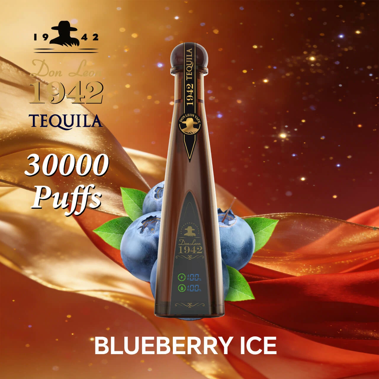 Azul Solaris Tequila Don Leon 1942 30000パフ 使い捨て電子タバコ - image 7