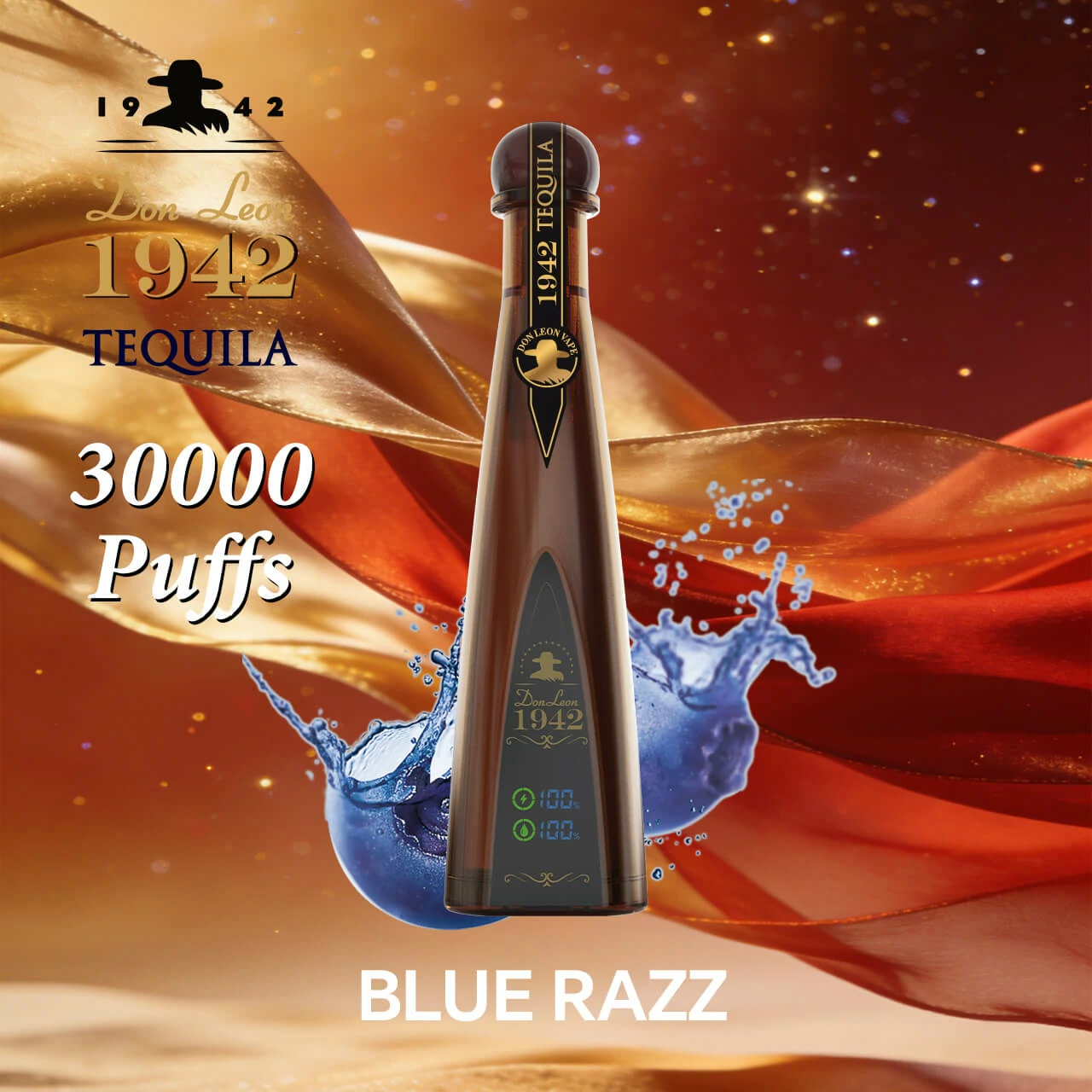 Azul Solaris Tequila Don Leon 1942 30000パフ 使い捨て電子タバコ - image 5