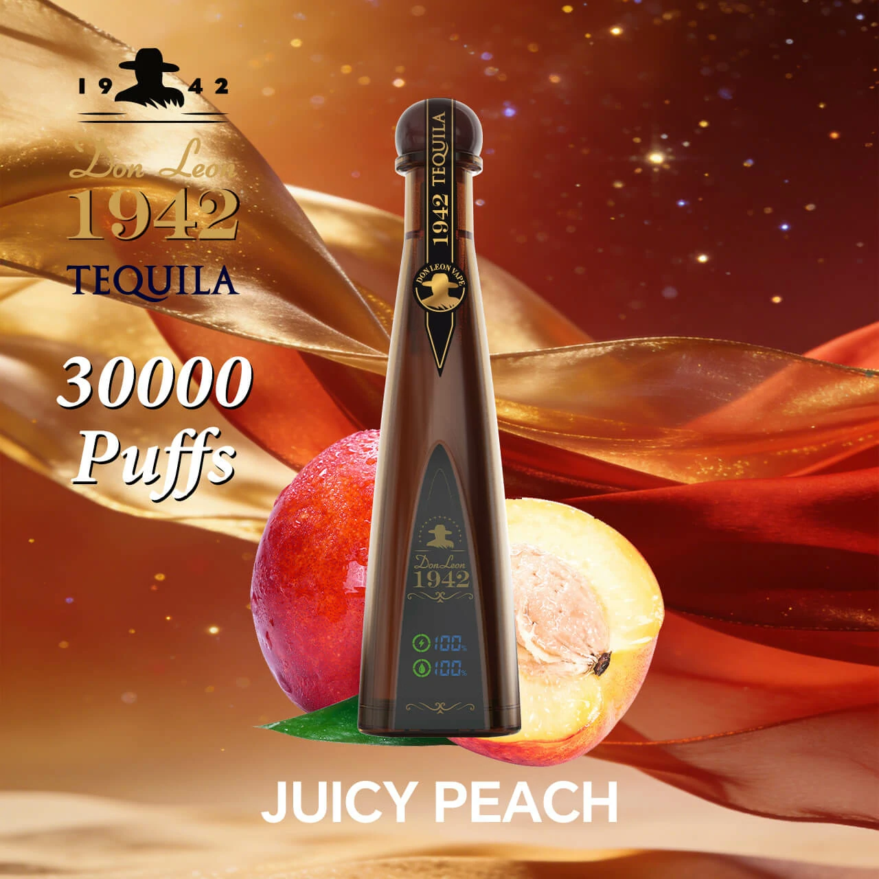 Azul Solaris Tequila Don Leon 1942 30000パフ 使い捨て電子タバコ - image 3