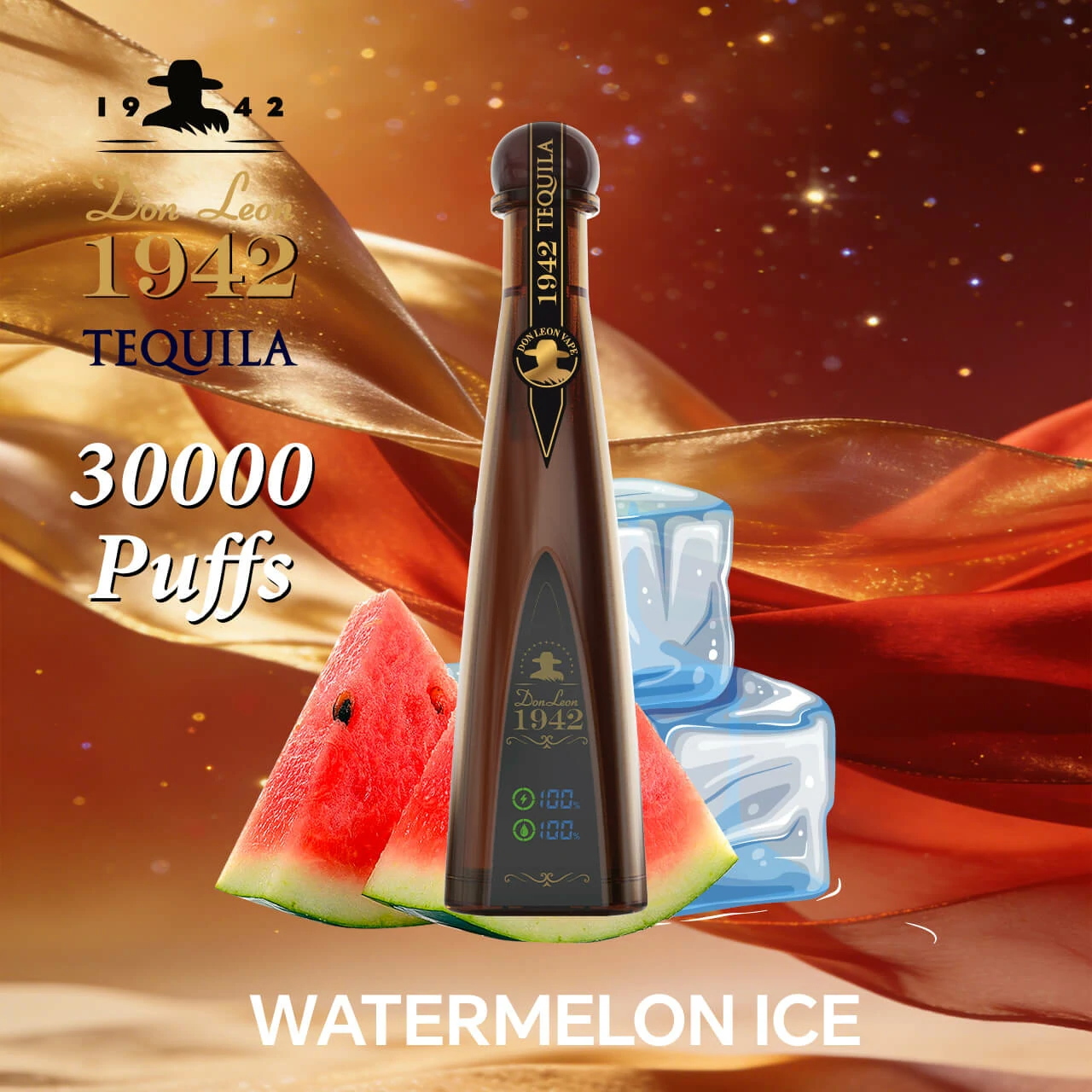 Azul Solaris Tequila Don Leon 1942 30000パフ 使い捨て電子タバコ - image 2