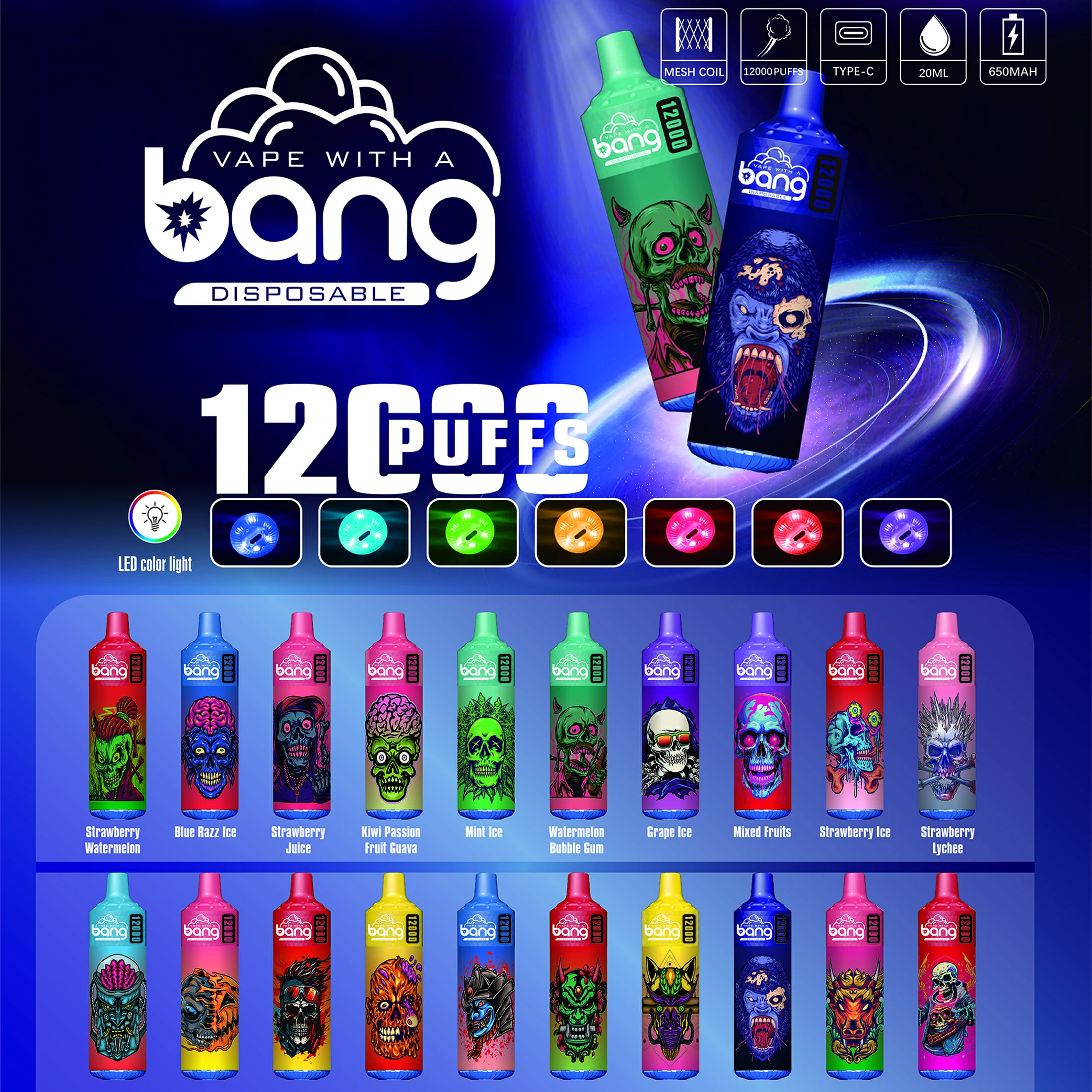 Bang 12000パフ 使い捨て電子タバコ - image 9