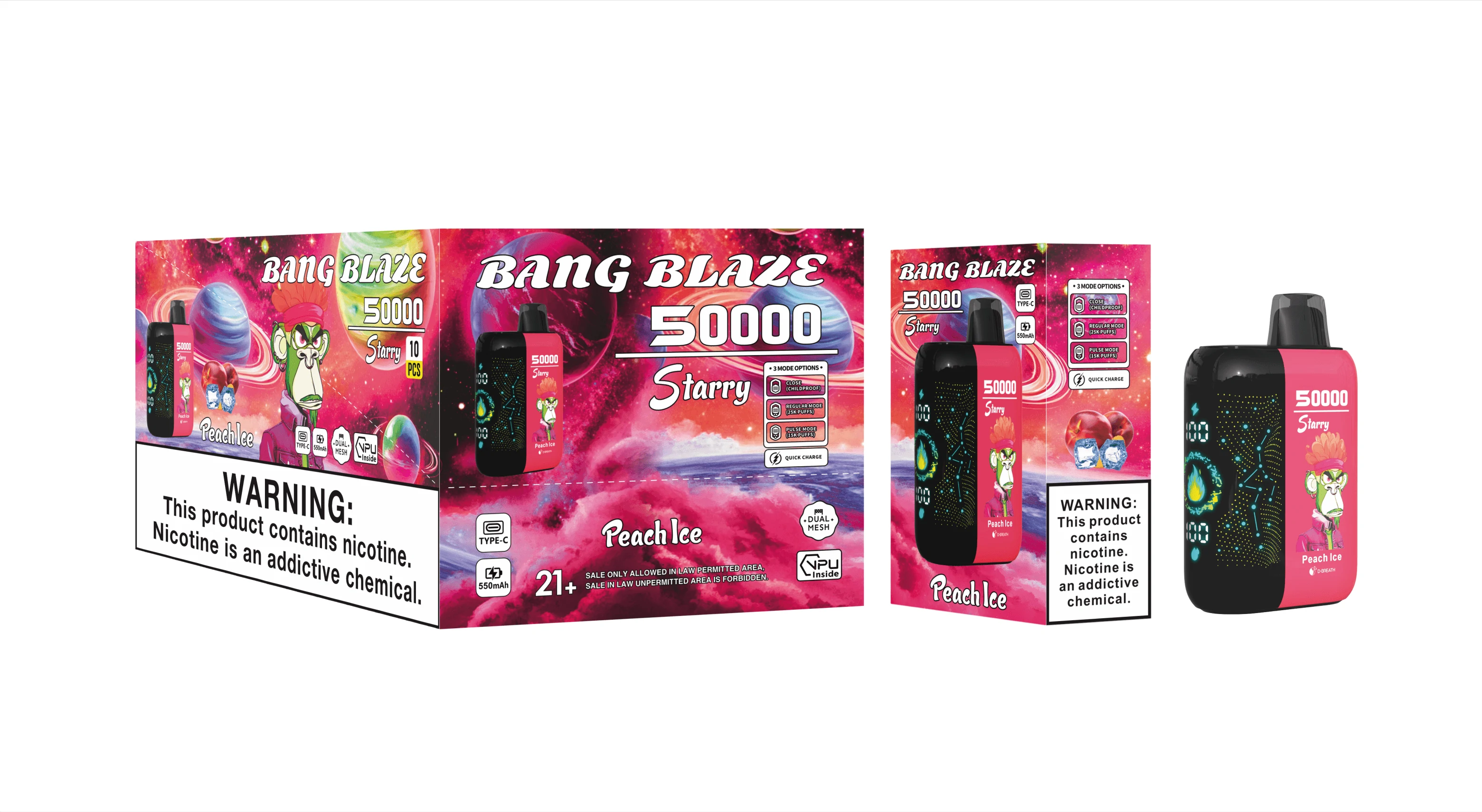 Bang Blaze Starry 50000パフ 使い捨て電子タバコ - image 7