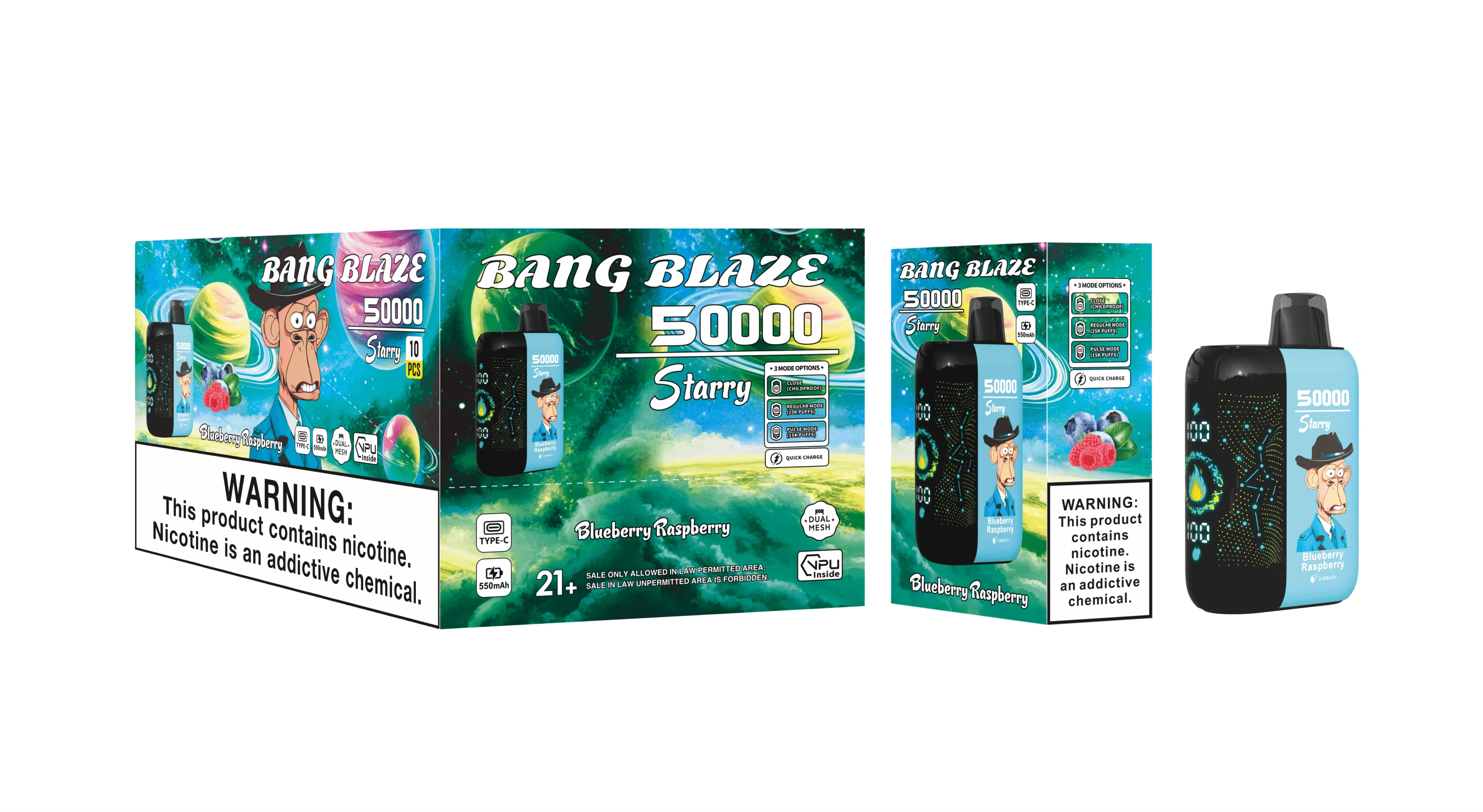 Bang Blaze Starry 50000パフ 使い捨て電子タバコ - image 3