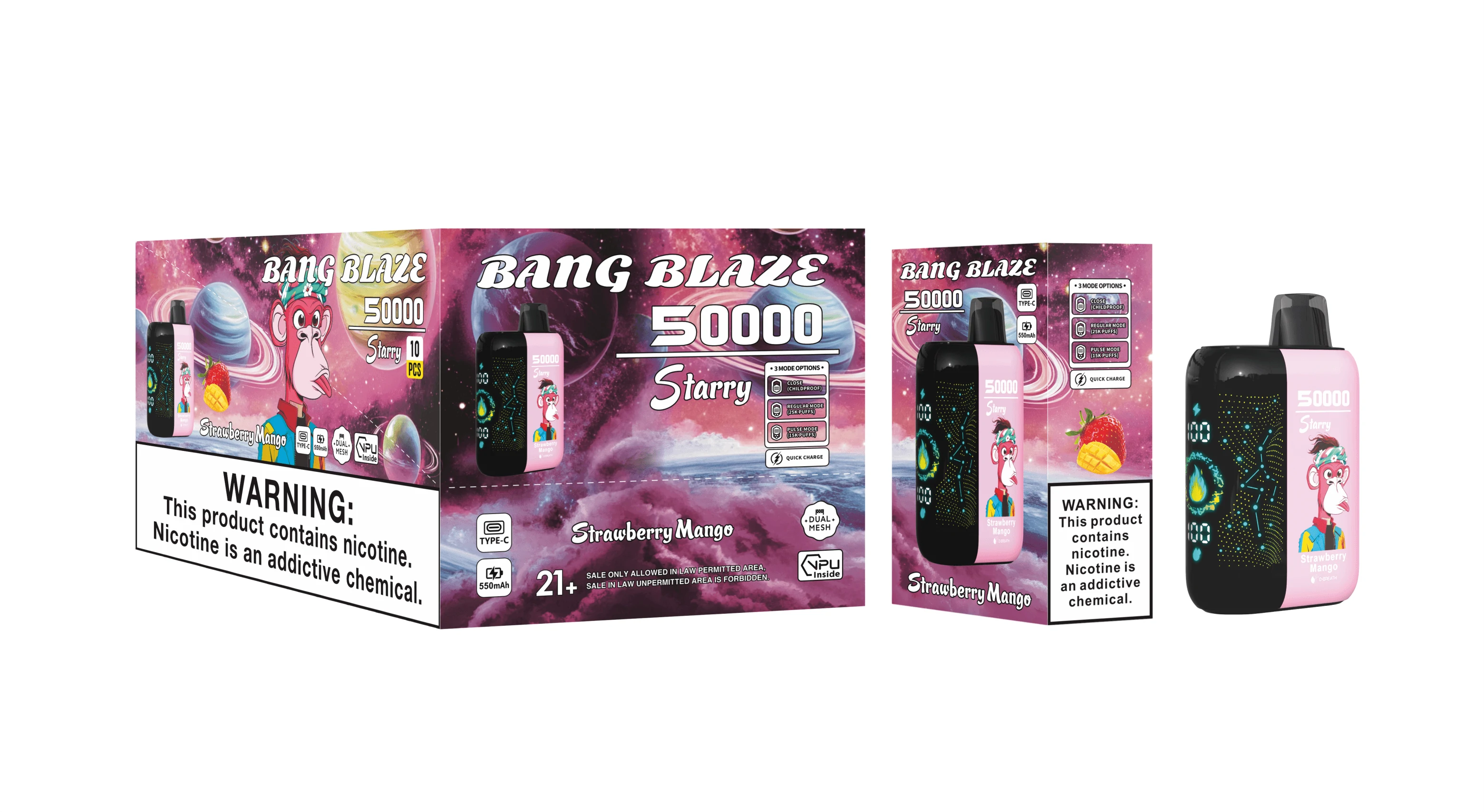 Bang Blaze Starry 50000パフ 使い捨て電子タバコ - image 6