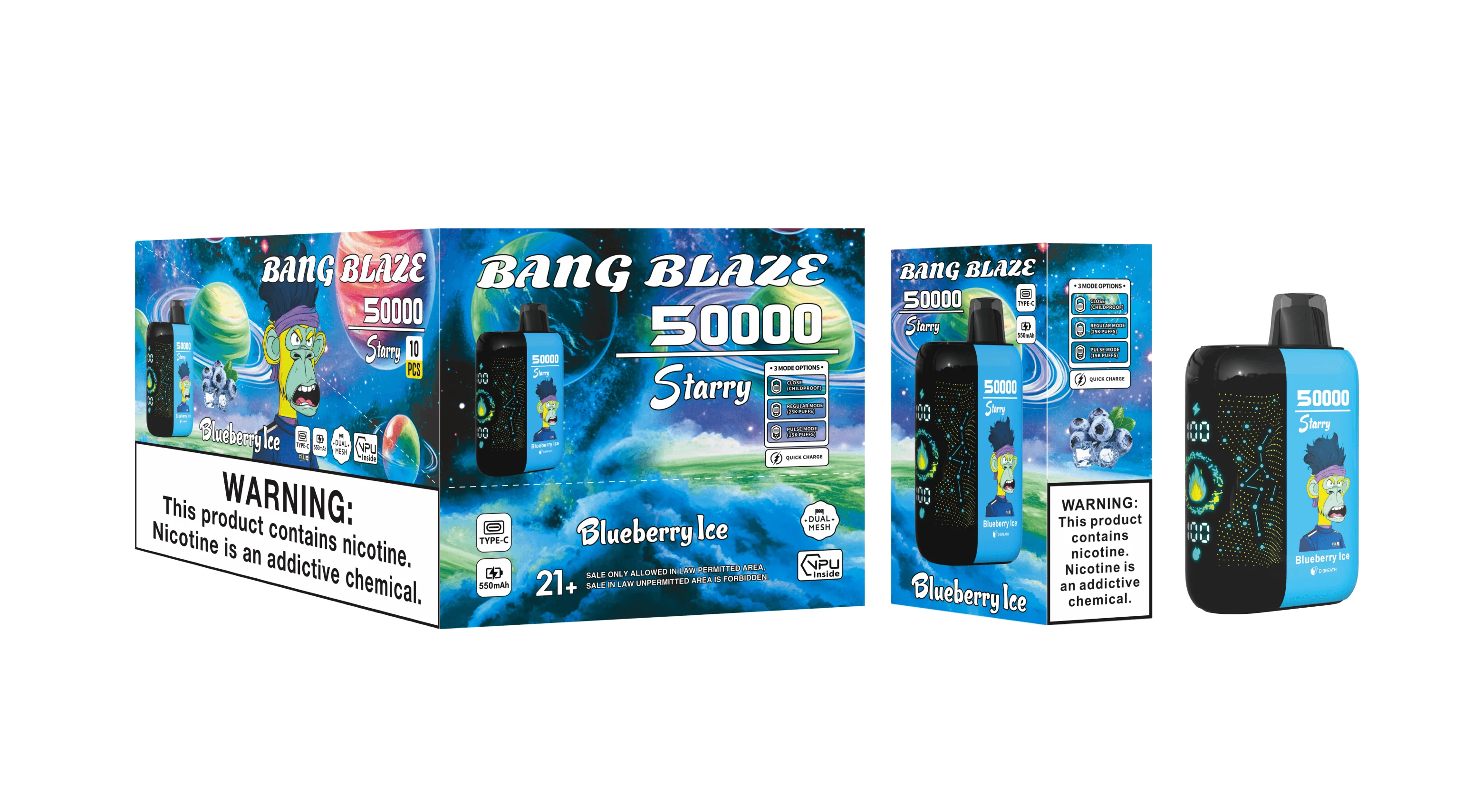 Bang Blaze Starry 50000パフ 使い捨て電子タバコ - image 4