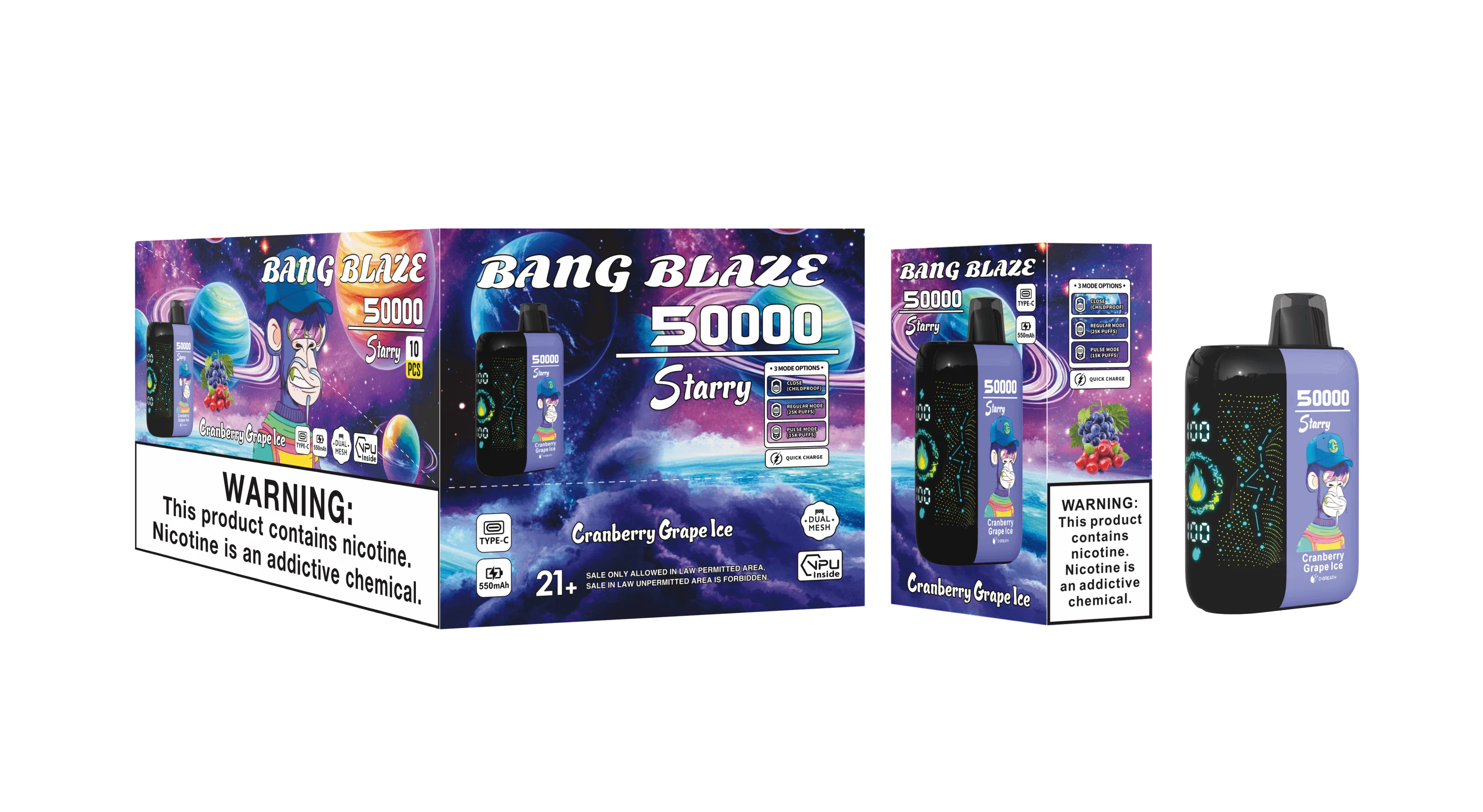 Bang Blaze Starry 50000パフ 使い捨て電子タバコ - image 8