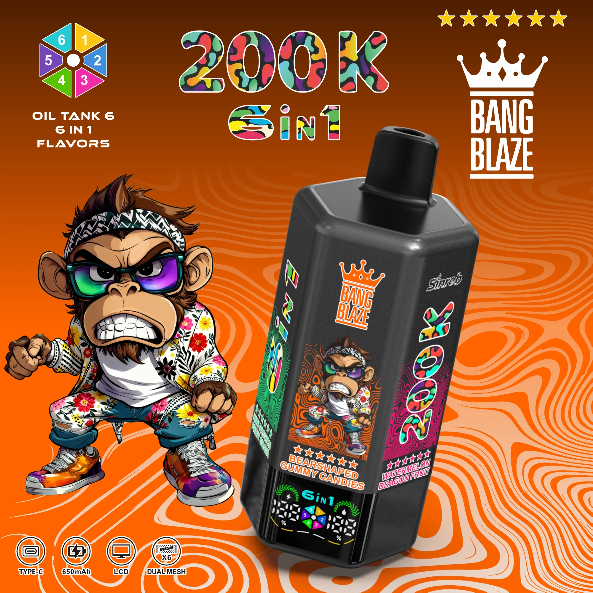 Bang Blaze 200000パフ 使い捨て電子タバコ - image 9