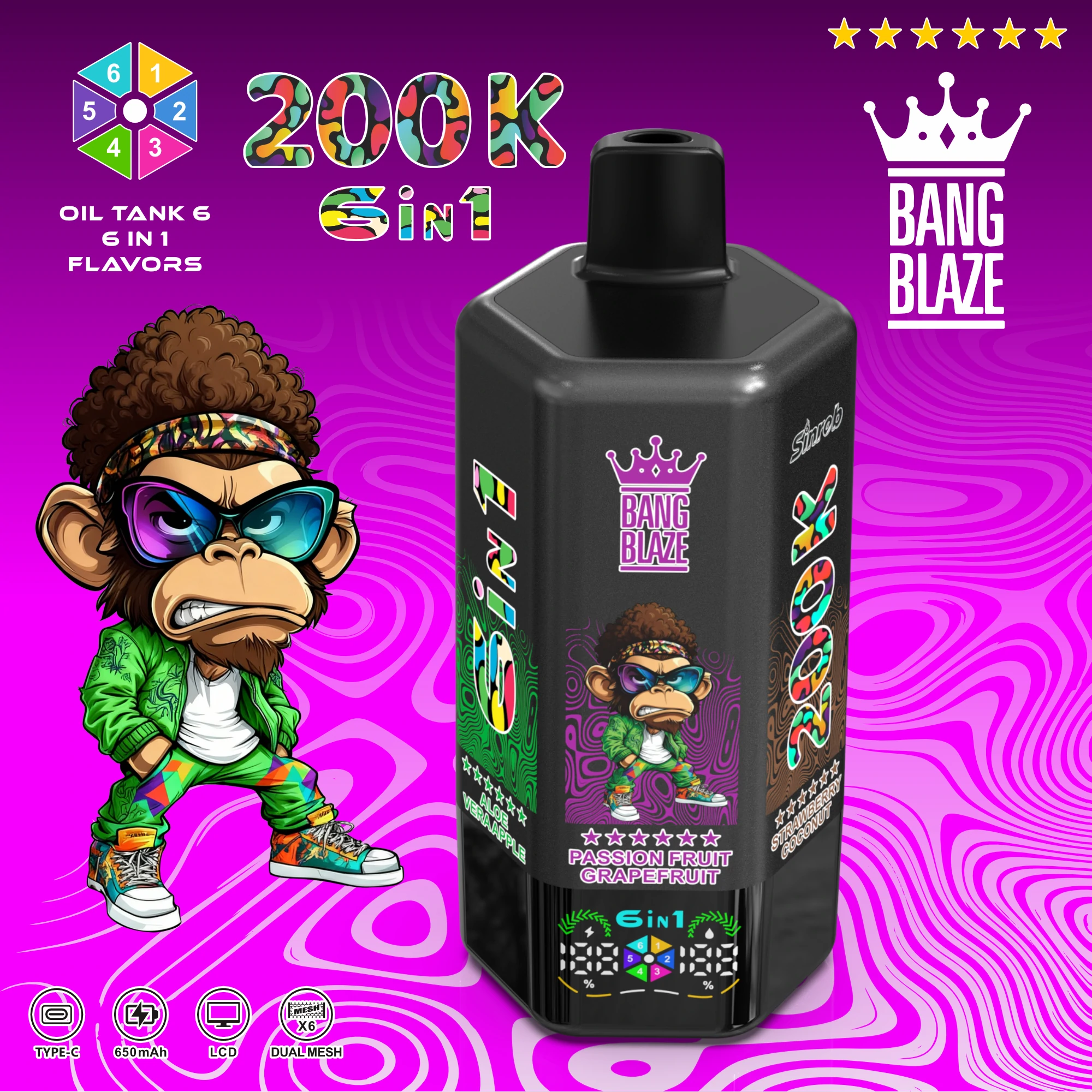Bang Blaze 200000パフ 使い捨て電子タバコ - image 10