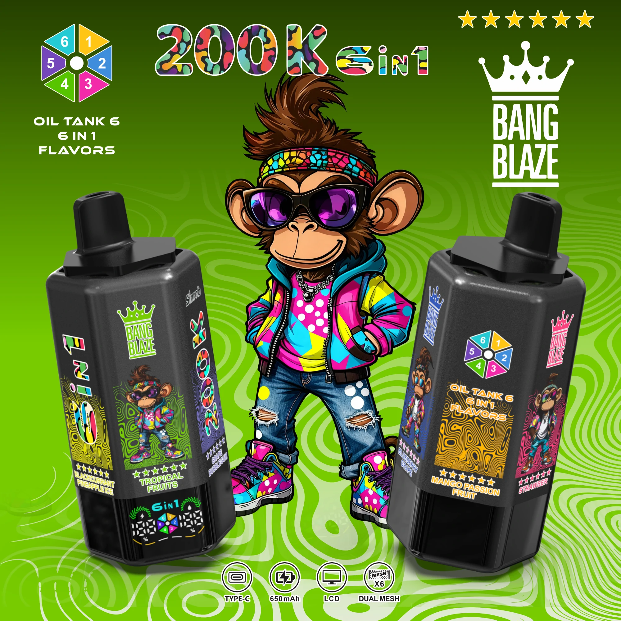 Bang Blaze 200000パフ 使い捨て電子タバコ - image 8