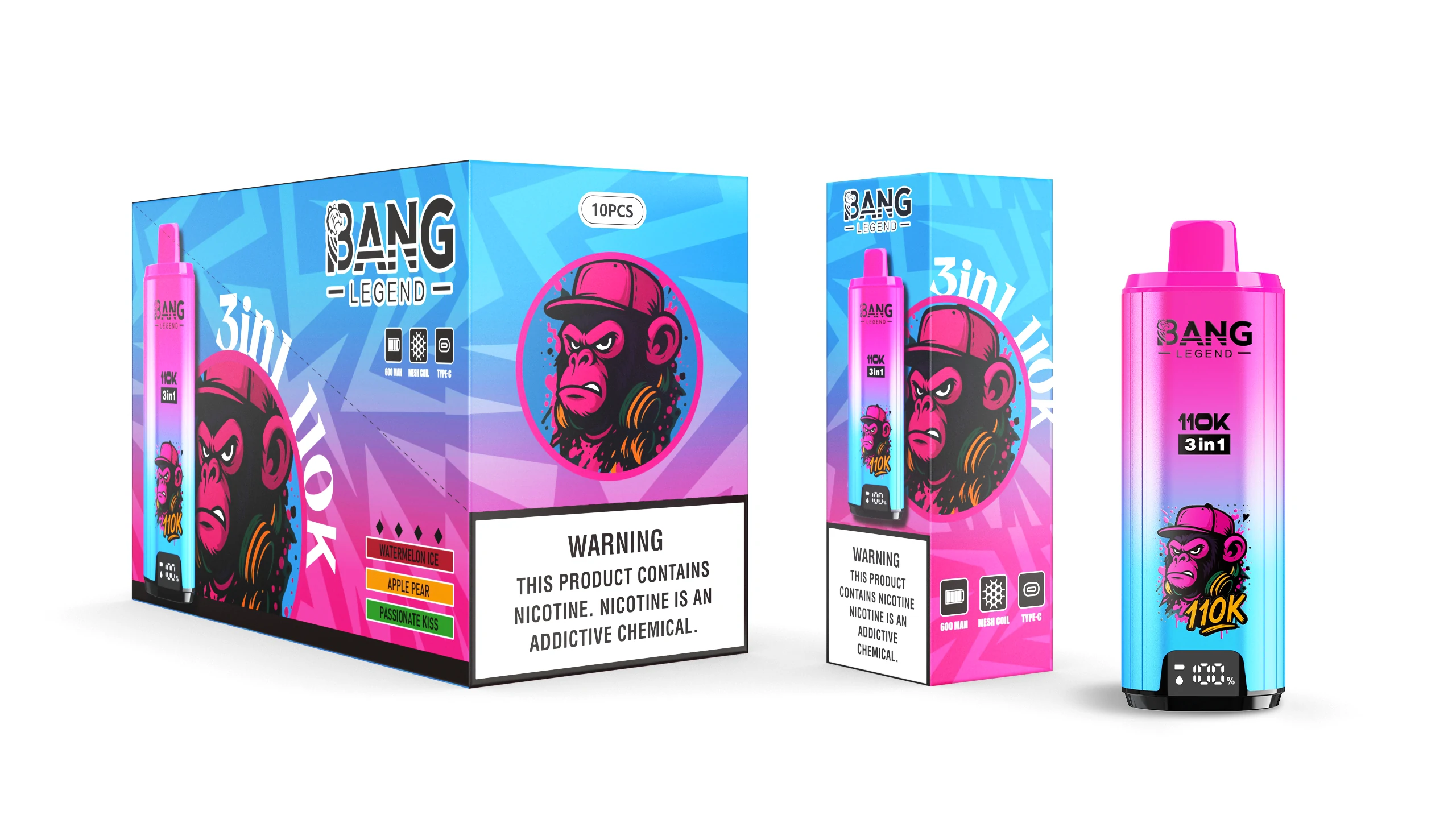 Bang Legend 110000パフ 使い捨て電子タバコ - image 4