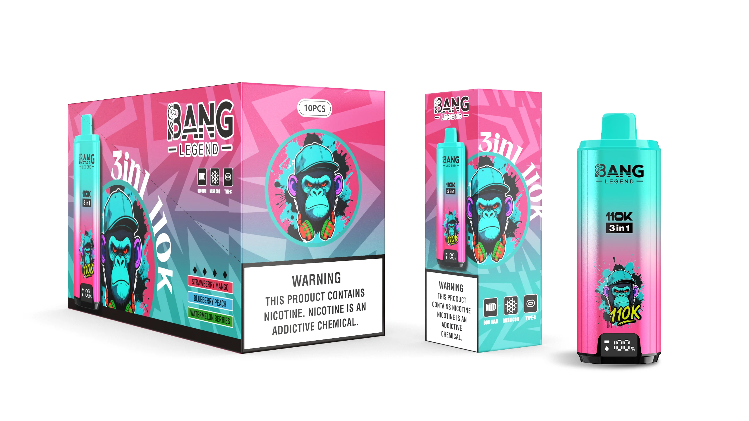 Bang Legend 110000パフ 使い捨て電子タバコ - image 7