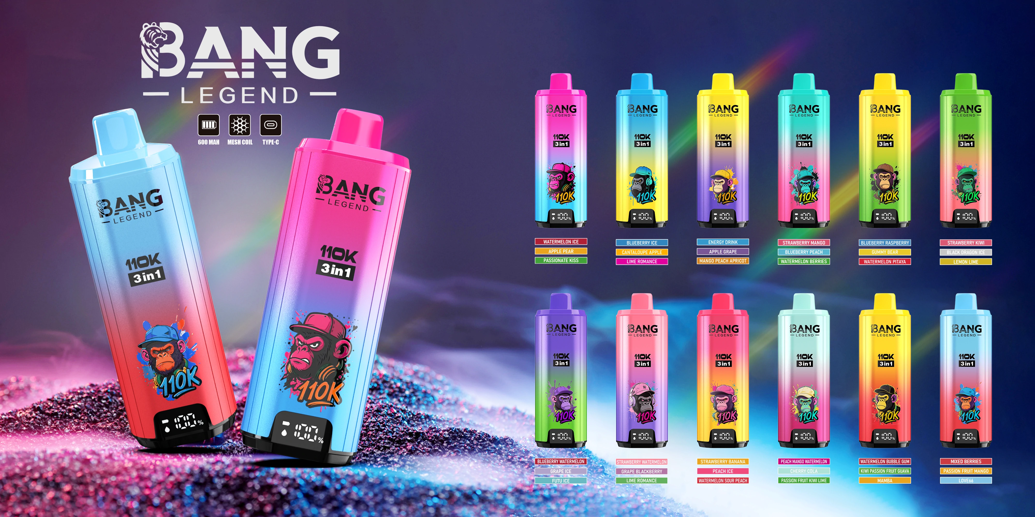 Bang Legend 110000パフ 使い捨て電子タバコ - image 13