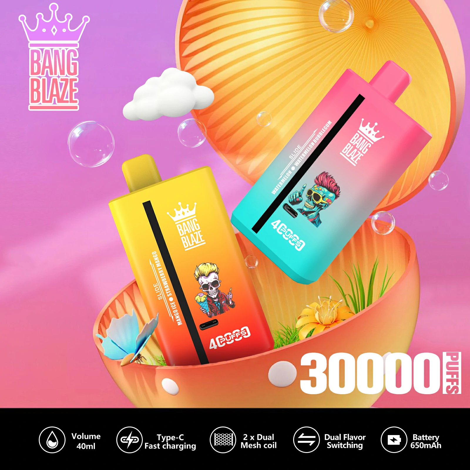 Bang Blaze 40000パフ 使い捨て電子タバコ - image 6