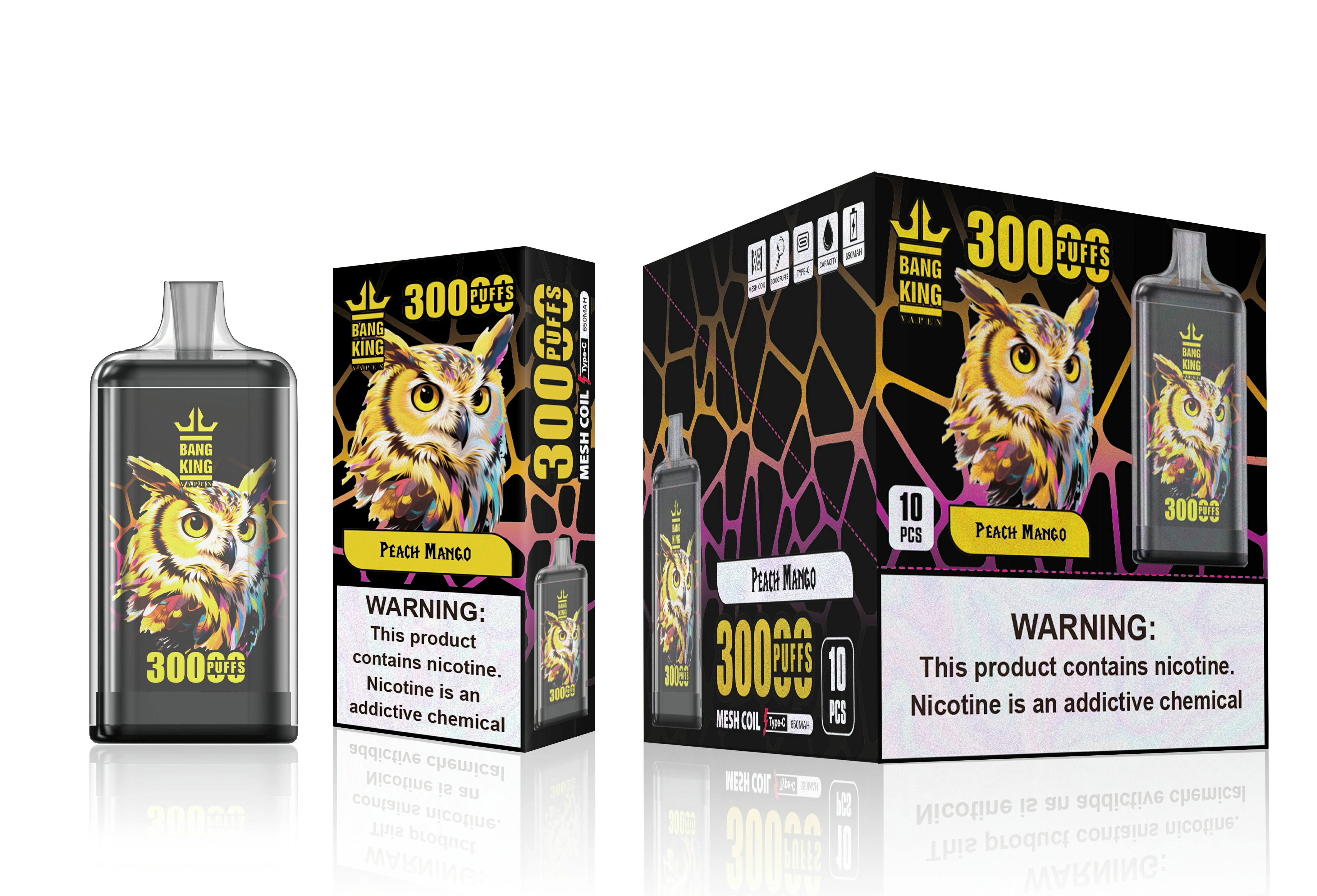 Bang King Totem 30000パフ 使い捨て電子タバコ - image 3