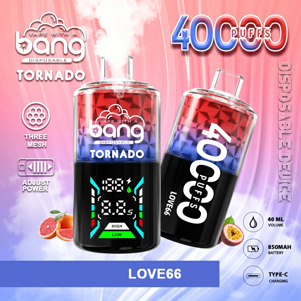 Bang Tornado 40000パフ 使い捨て電子タバコ