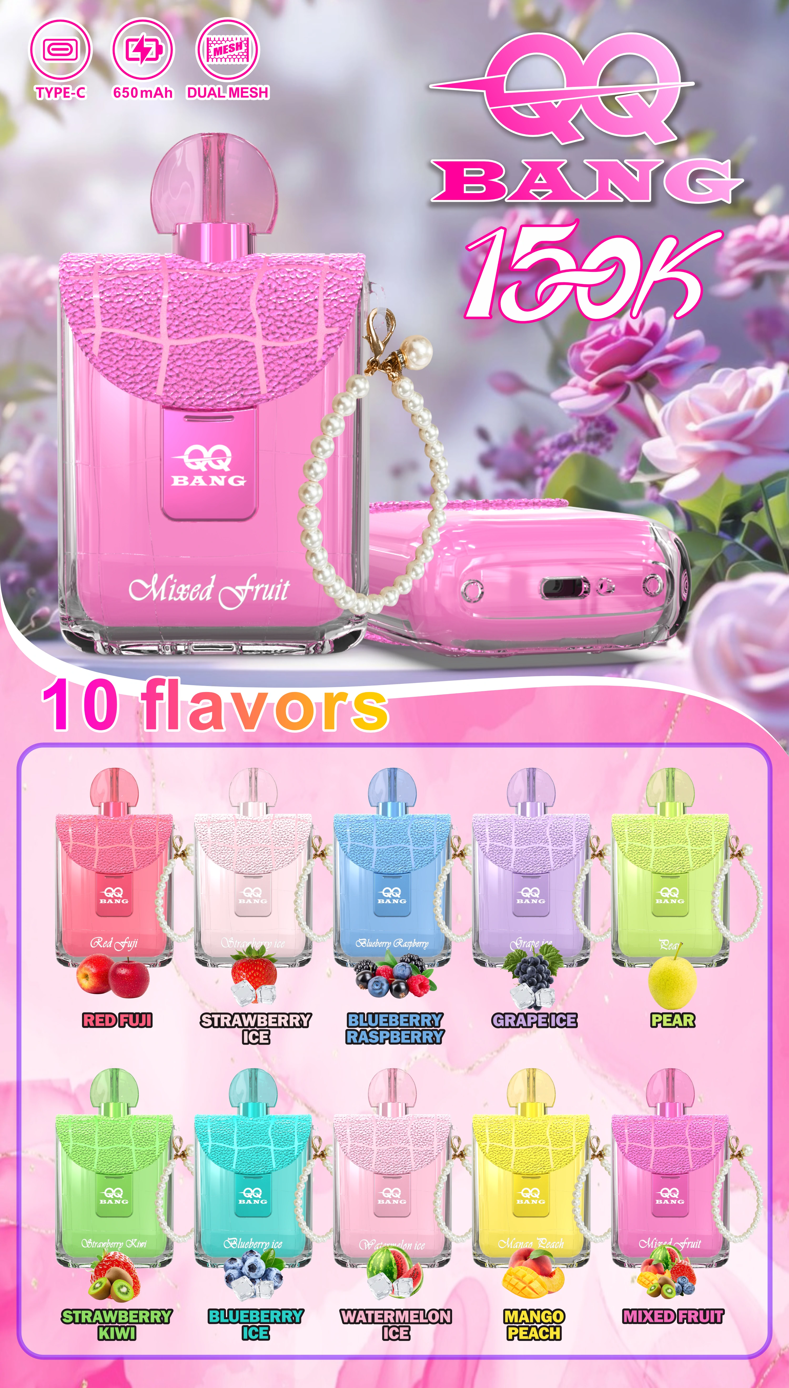 Bang QQ 150000パフ 使い捨て電子タバコ - image 10
