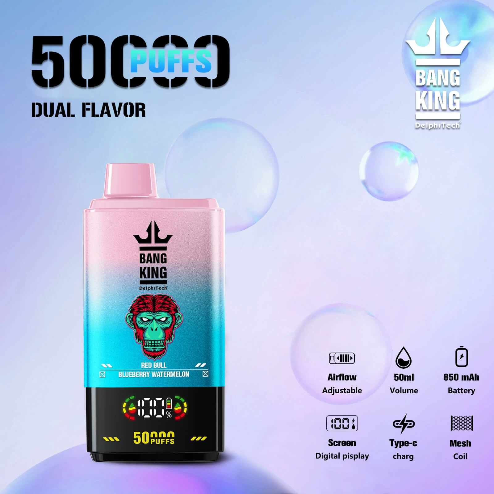 Bang King Twins 50000パフ 使い捨て電子タバコ - image 2