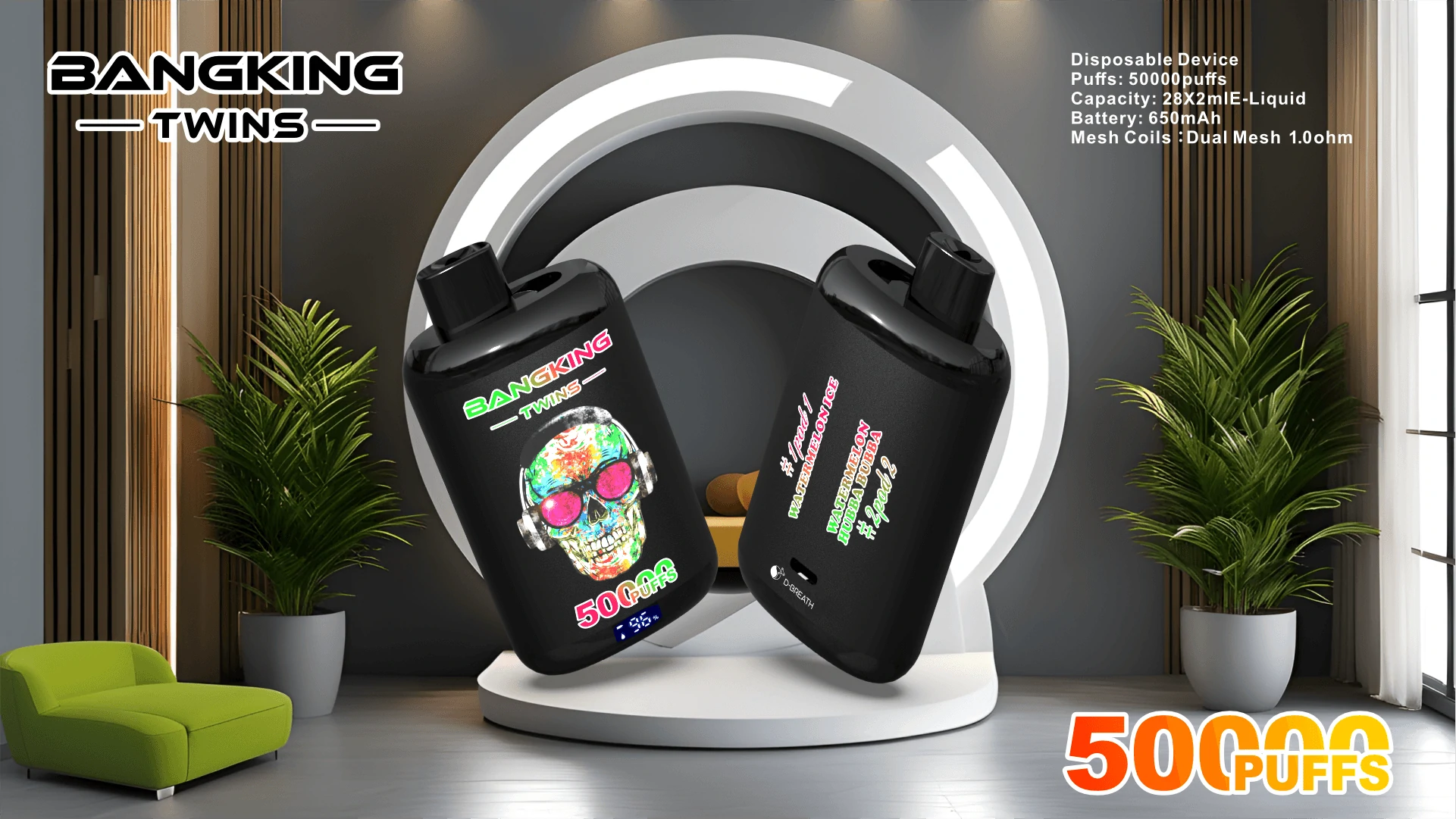 Bang King Twins 50000パフ 使い捨て電子タバコ - image 6
