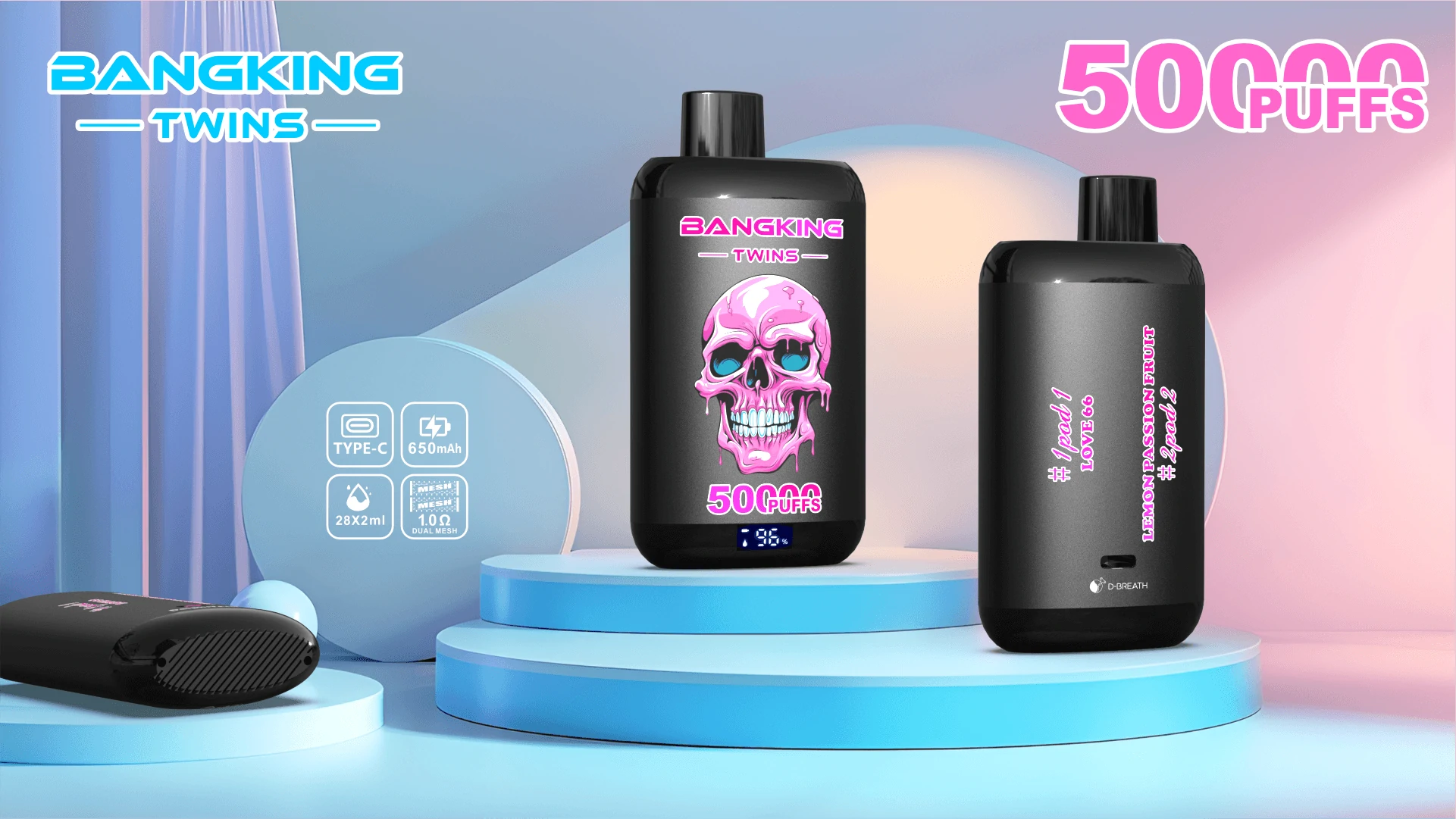 Bang King Twins 50000パフ 使い捨て電子タバコ - image 4