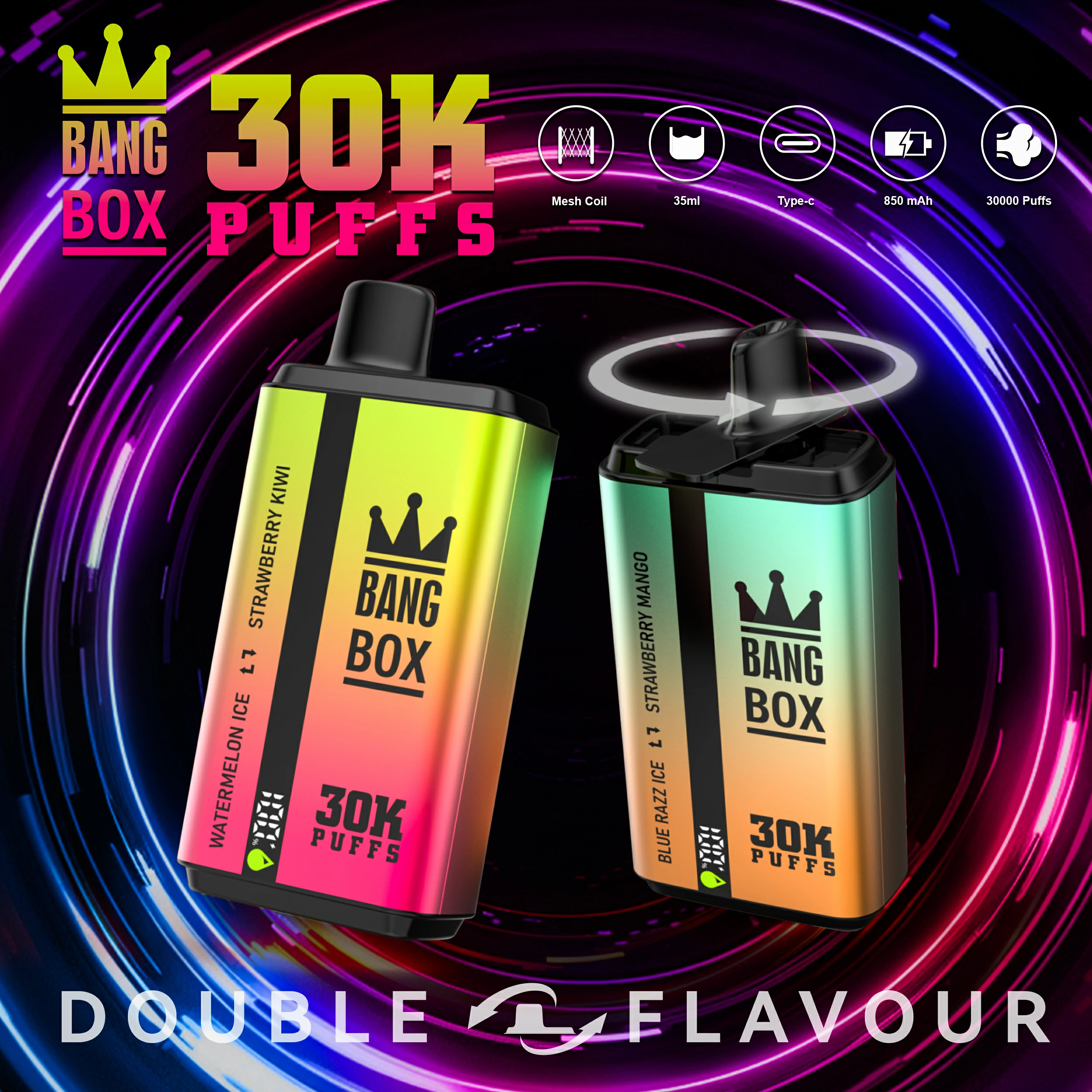 BANG BOX 30000パフ 使い捨て電子タバコ