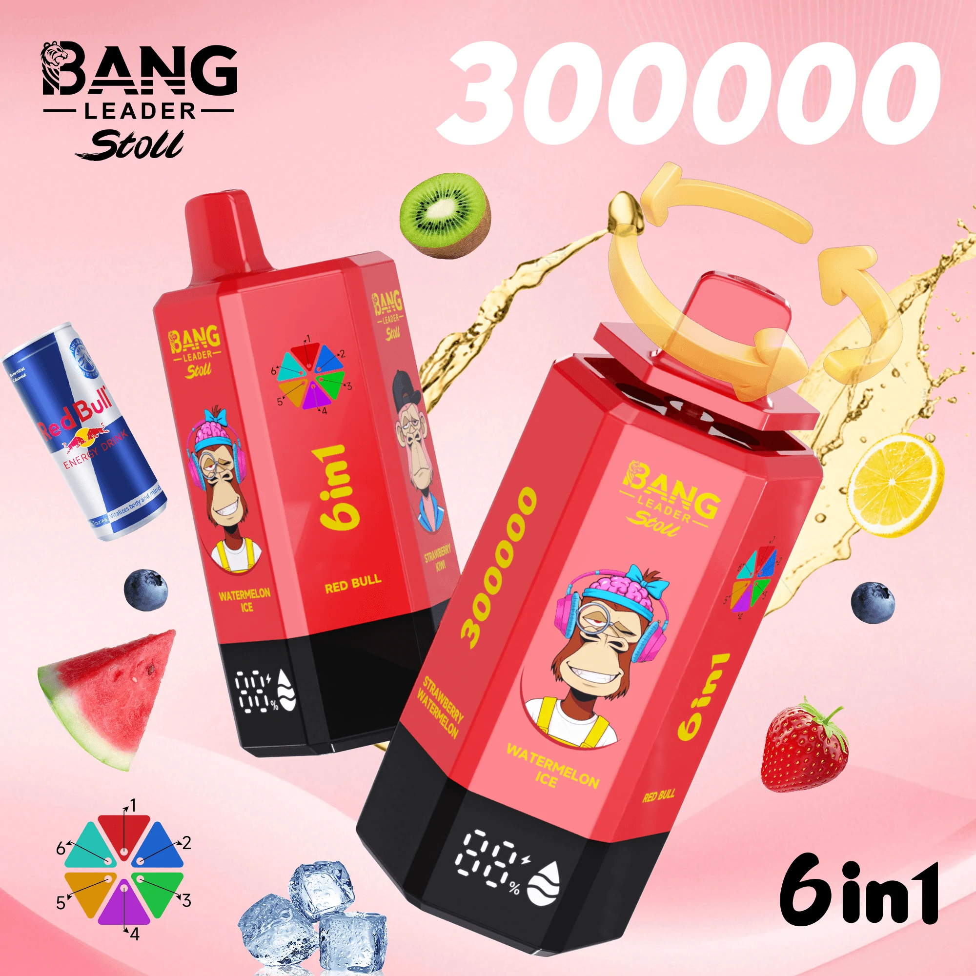 Bang Leader 300000パフ 6-in-1 使い捨て電子タバコ - image 2