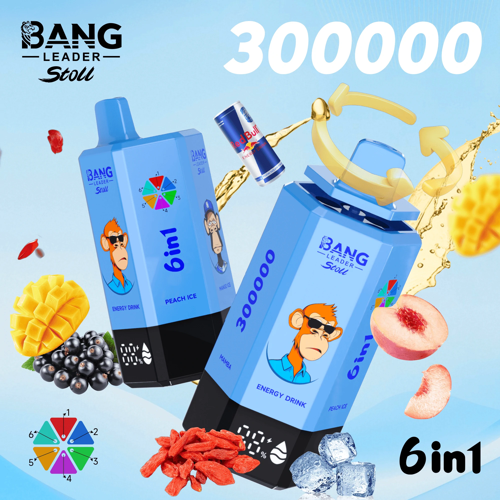 Bang Leader 300000パフ 6-in-1 使い捨て電子タバコ - image 7