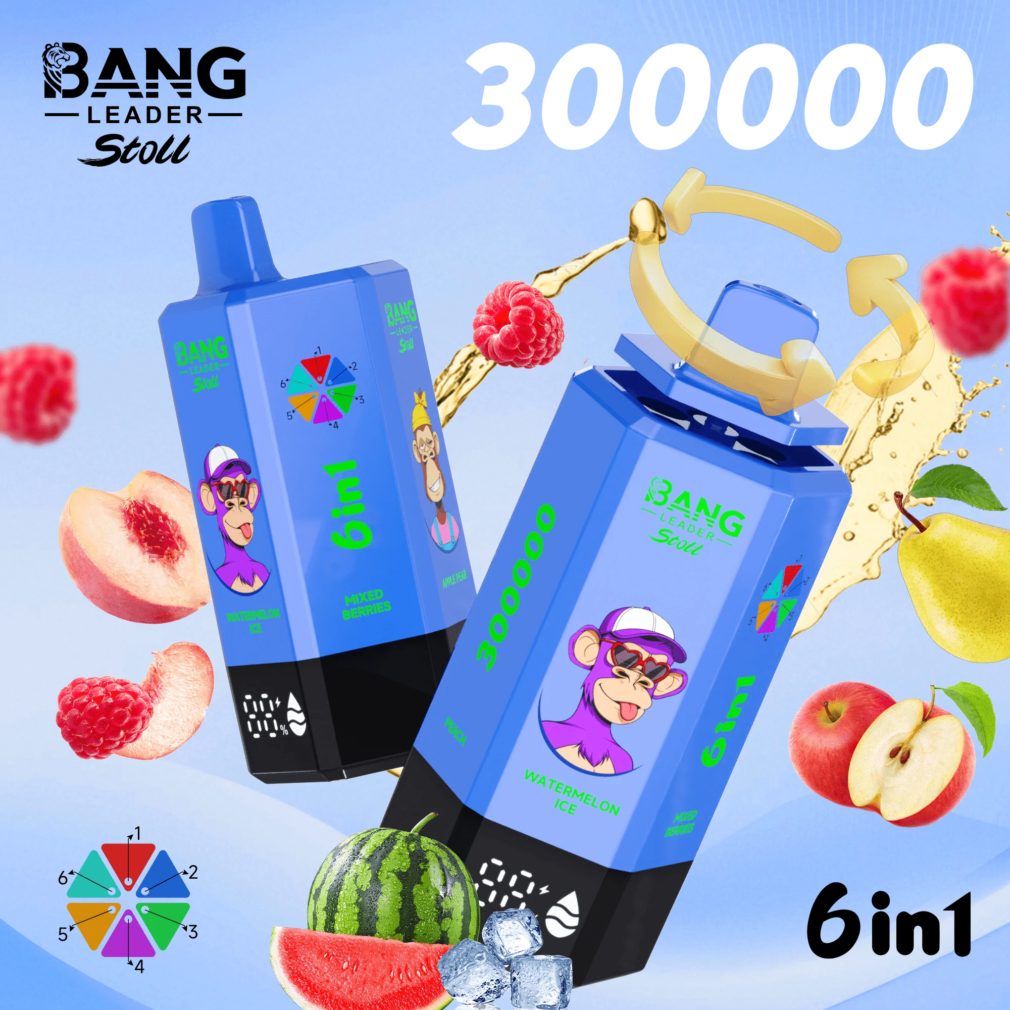 Bang Leader 300000パフ 6-in-1 使い捨て電子タバコ - image 10