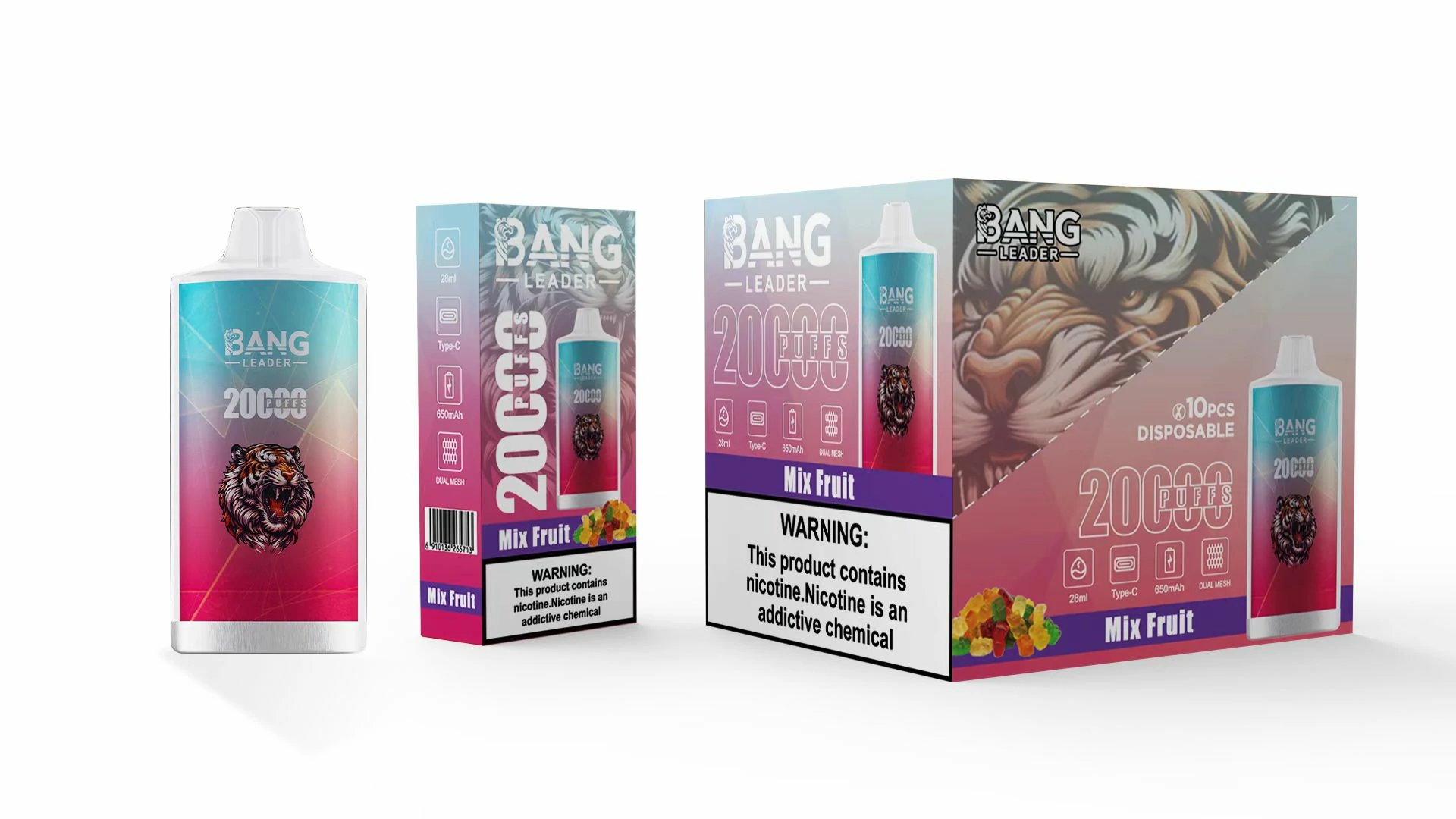 Bang Leader 20000パフ 使い捨て電子タバコ - image 7