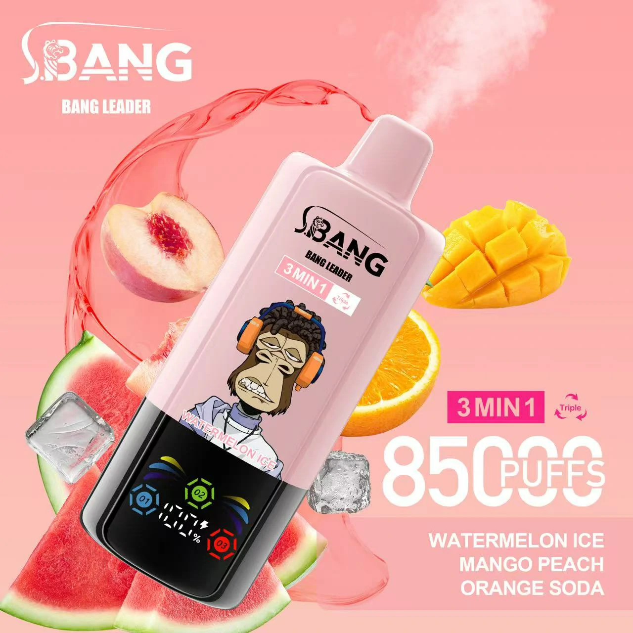 Bang Leader 85000パフ 3-in-1 使い捨て電子タバコ - image 6