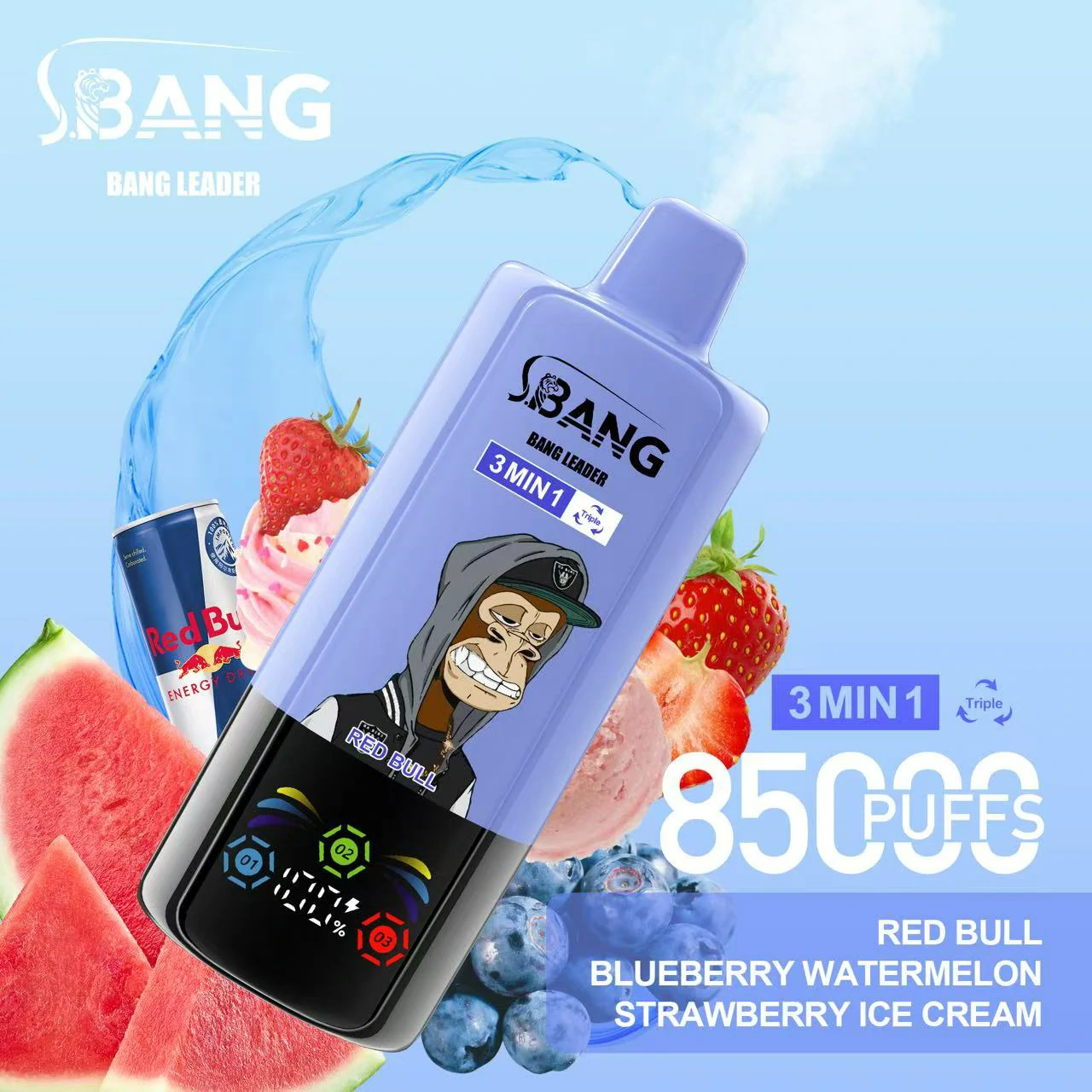 Bang Leader 85000パフ 3-in-1 使い捨て電子タバコ - image 4