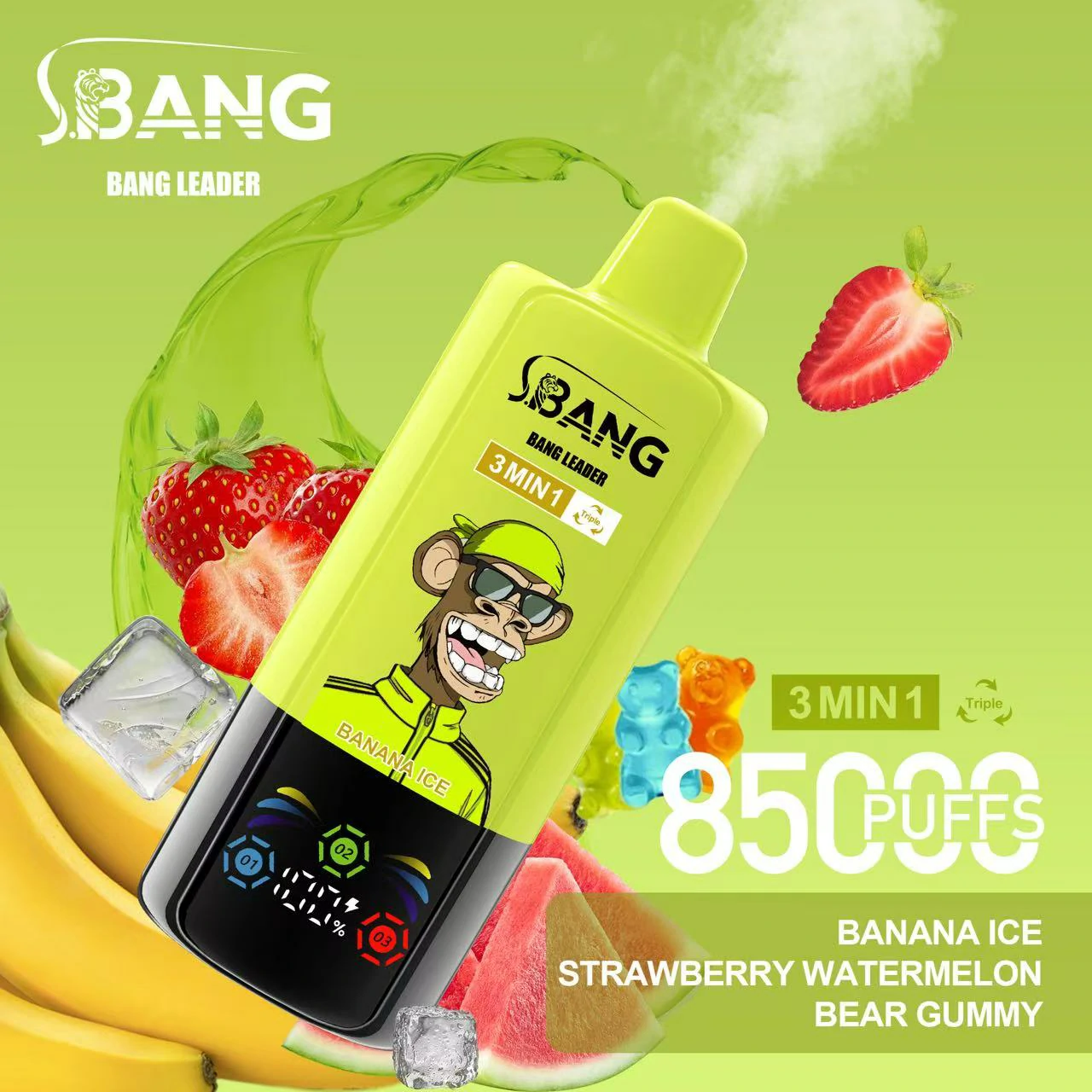 Bang Leader 85000パフ 3-in-1 使い捨て電子タバコ - image 5