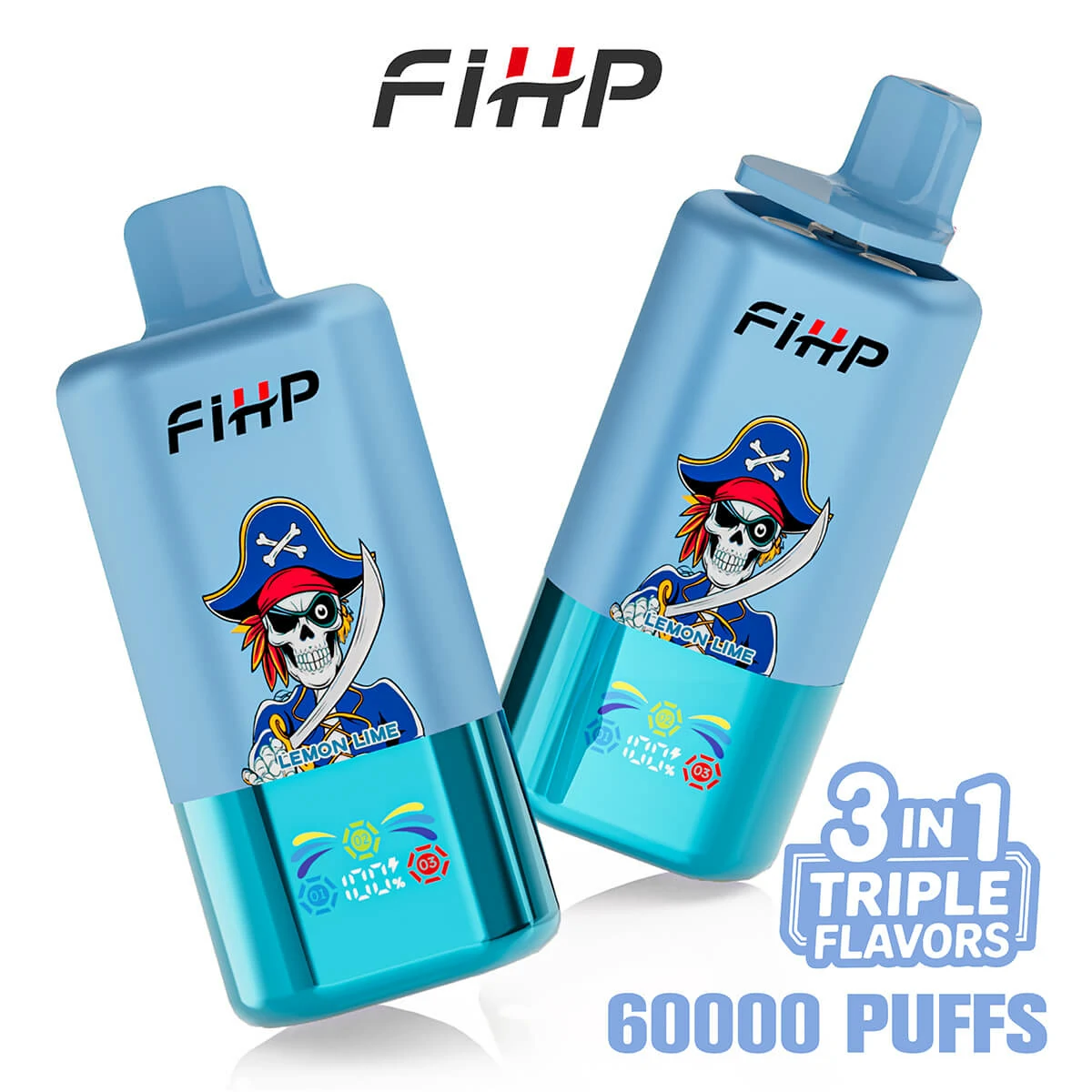 FIHP 60000パフ 3-in-1 使い捨て電子タバコ - image 4