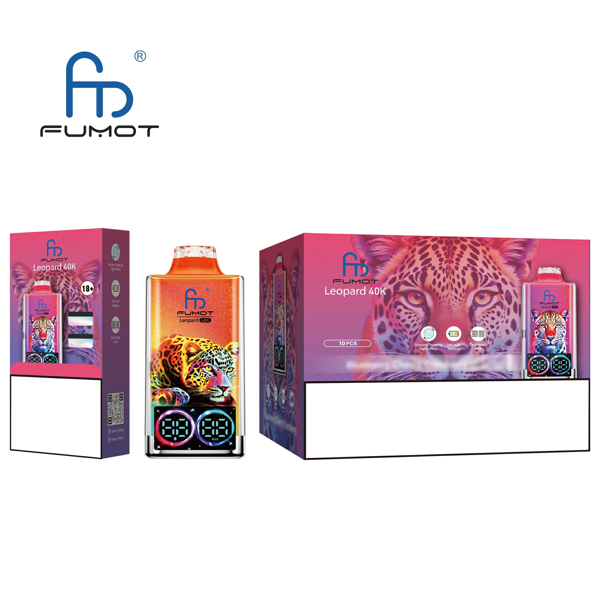 Fumot Leopard 40000パフ 使い捨て電子タバコ - image 6