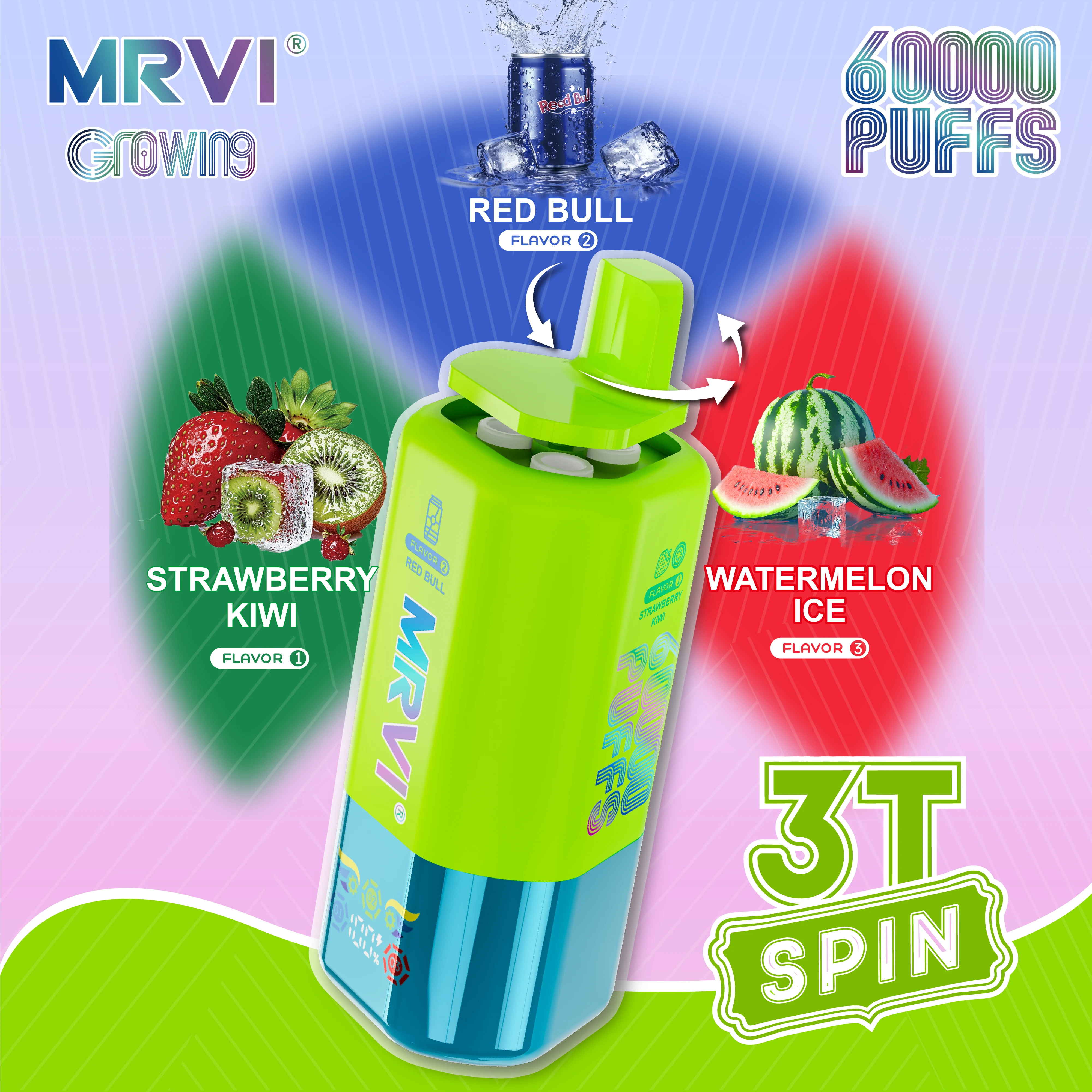 MRVI GROWING 3T SPIN 60000パフ 使い捨て電子タバコ - image 11